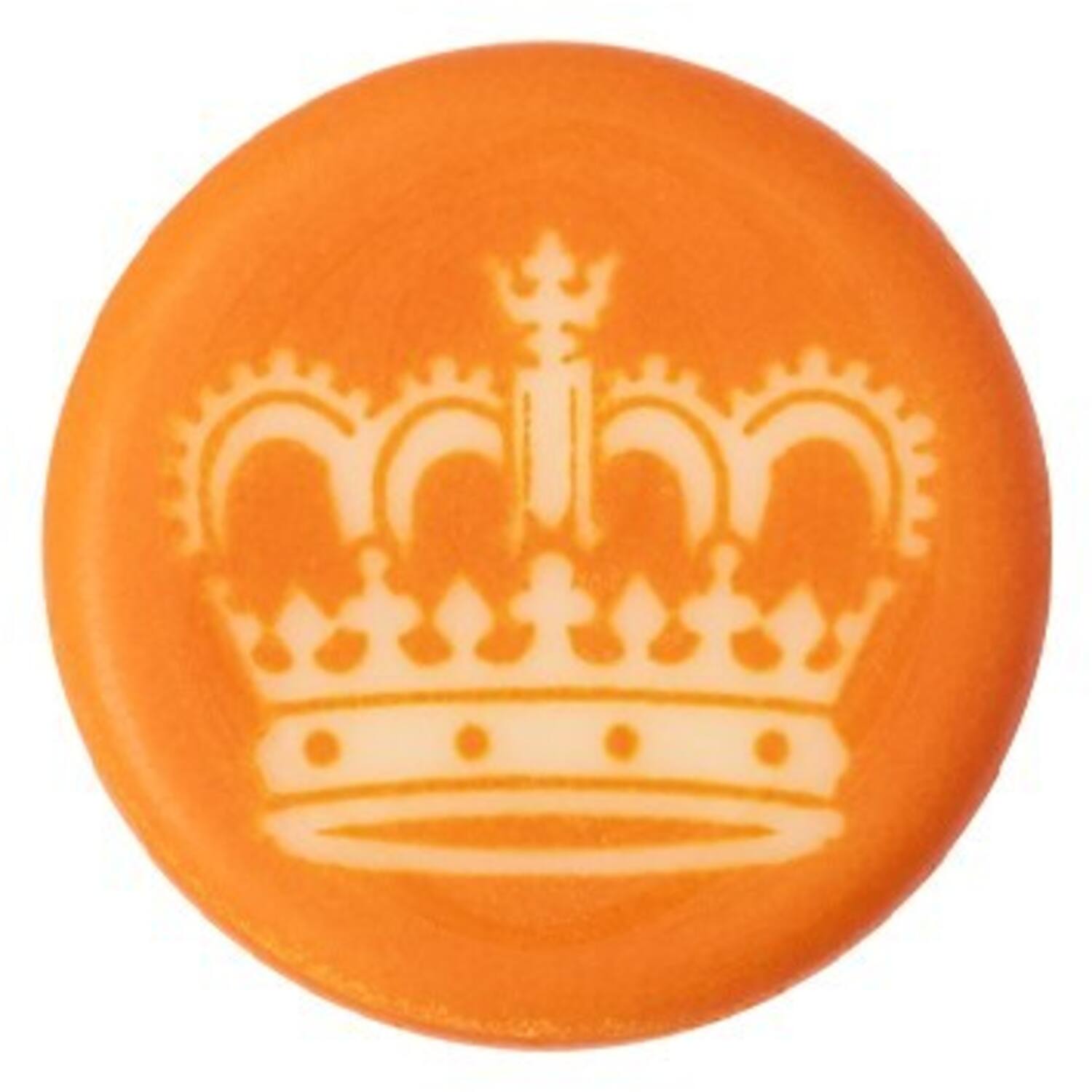 Dekom schildje oranje kroon (175)