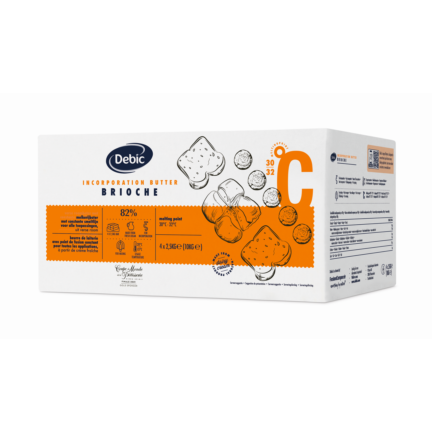 Debic Brioche Roomboter 4x2,5kg