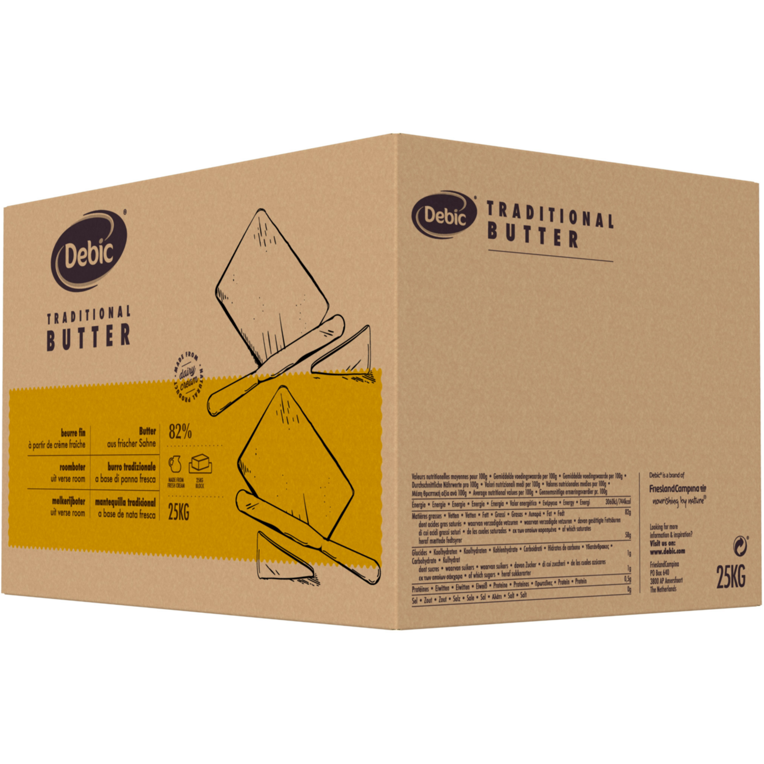 Debic roomboter kluit 25kg