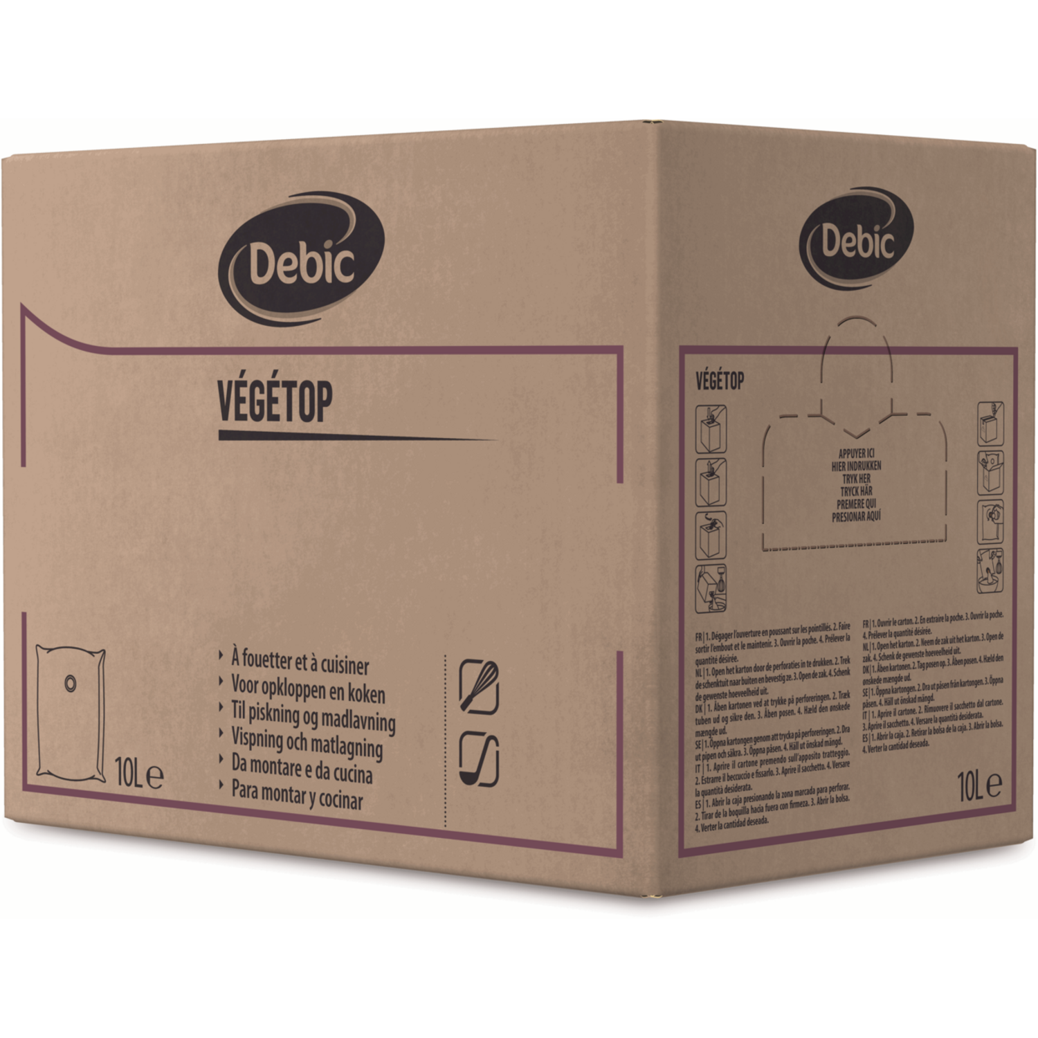 Debic Végétop (slagroom alternatief) UHT SG 10L SGS-RSPO/SC18-00125