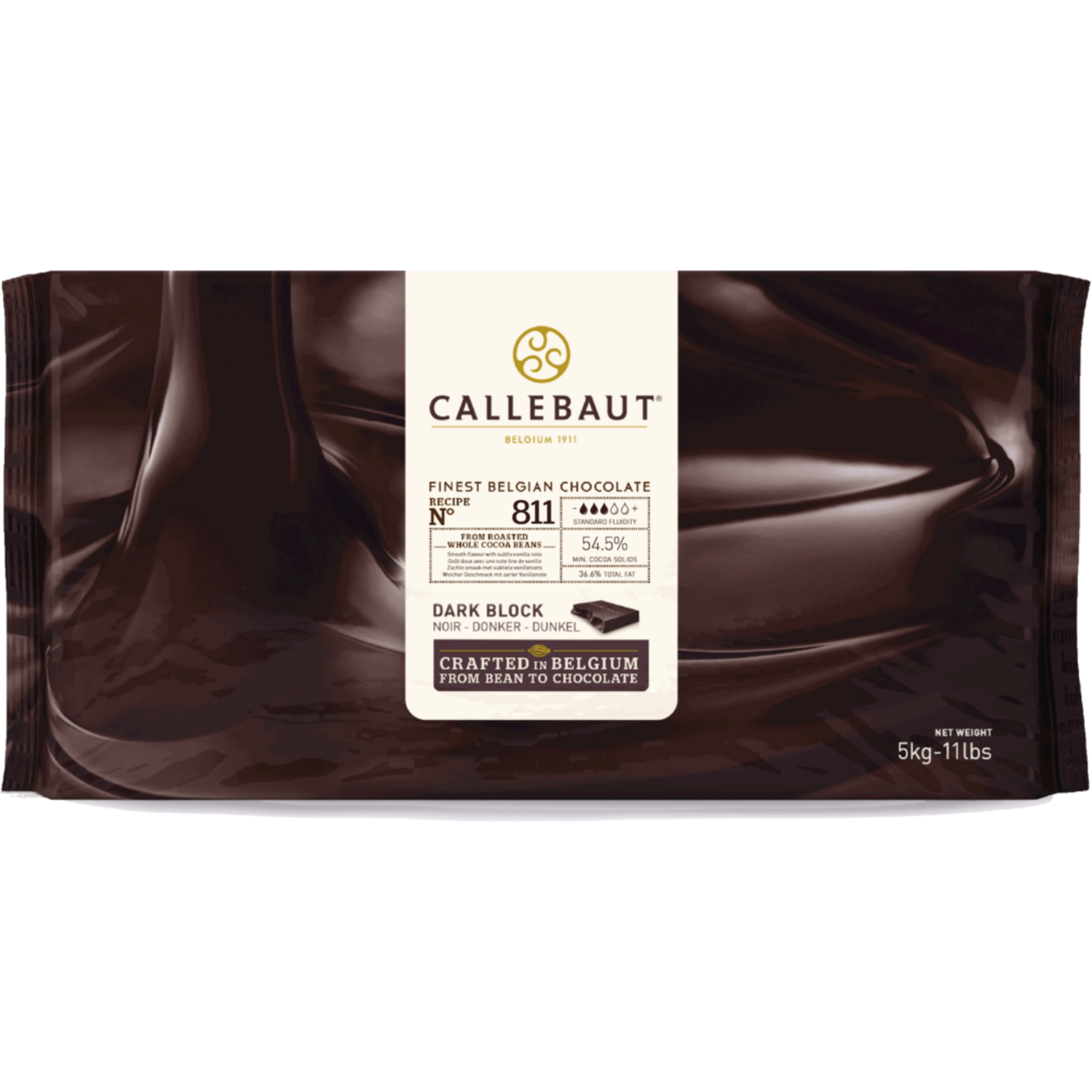 Callebaut 811 Puur Glaceer Plak 5 kg