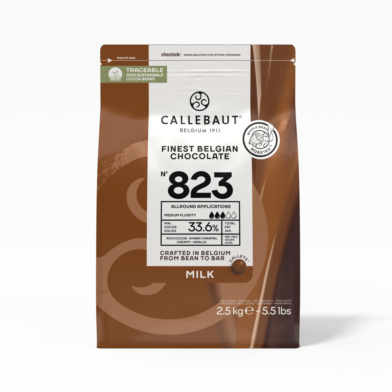 Callebaut Callets 823 Glaceer Melk 2.5 kg