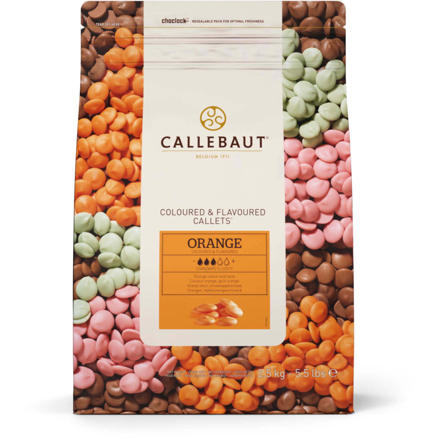 Callebaut Orange Callets 2.5 kg