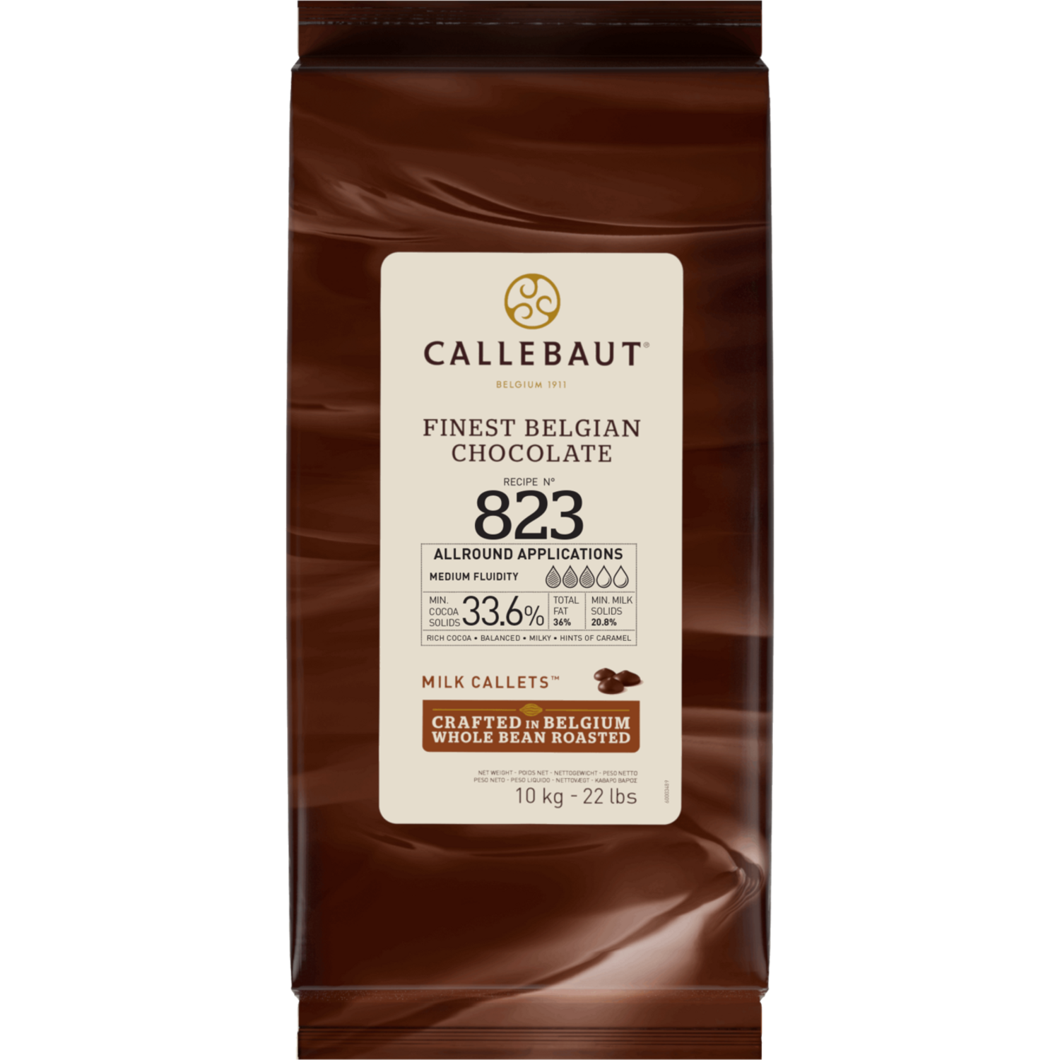 Callebaut 823 Callets Melk Glaceer 10 kg