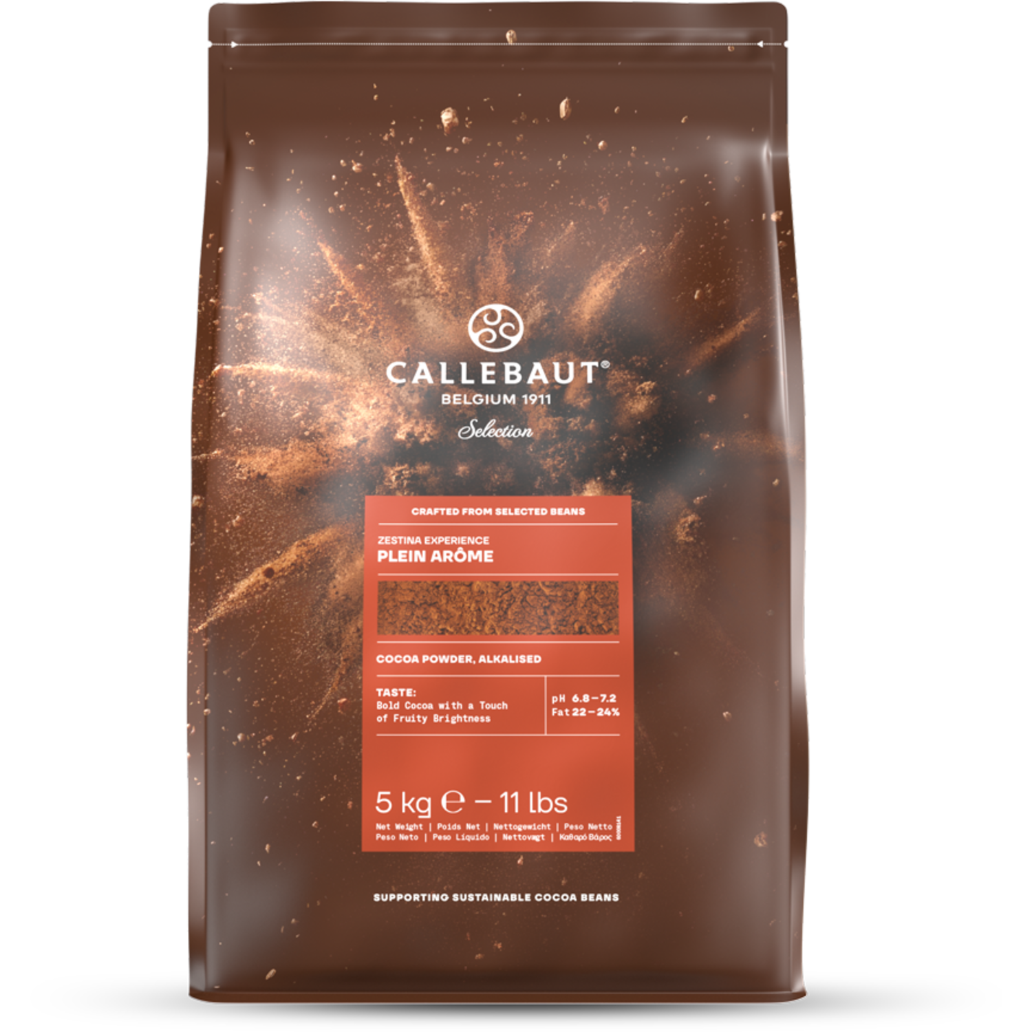 Callebaut Cacaopoeder Zestina Plein Arôme 5 Kg