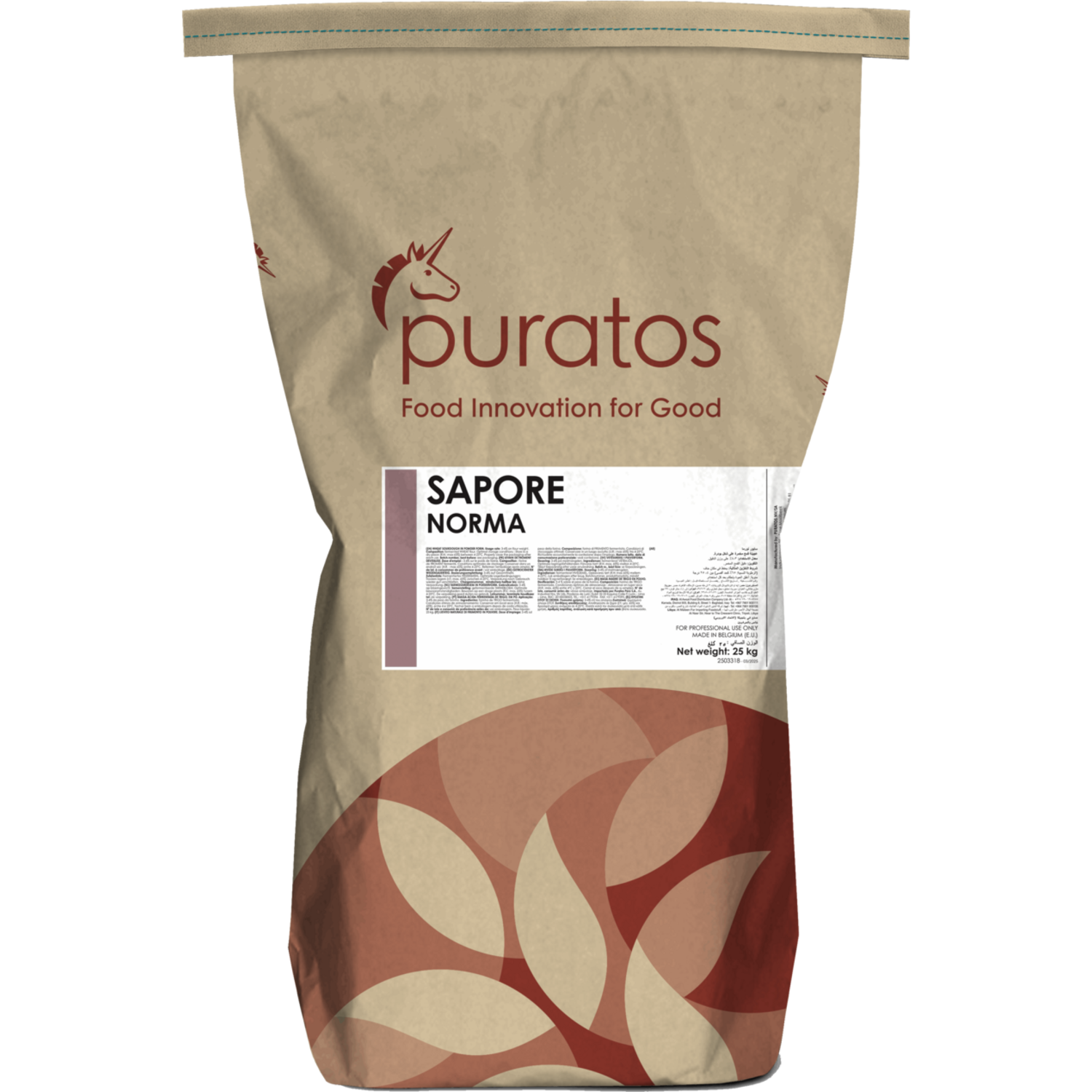 Puratos Sapore Norma Tarwedesempoeder 25 kg