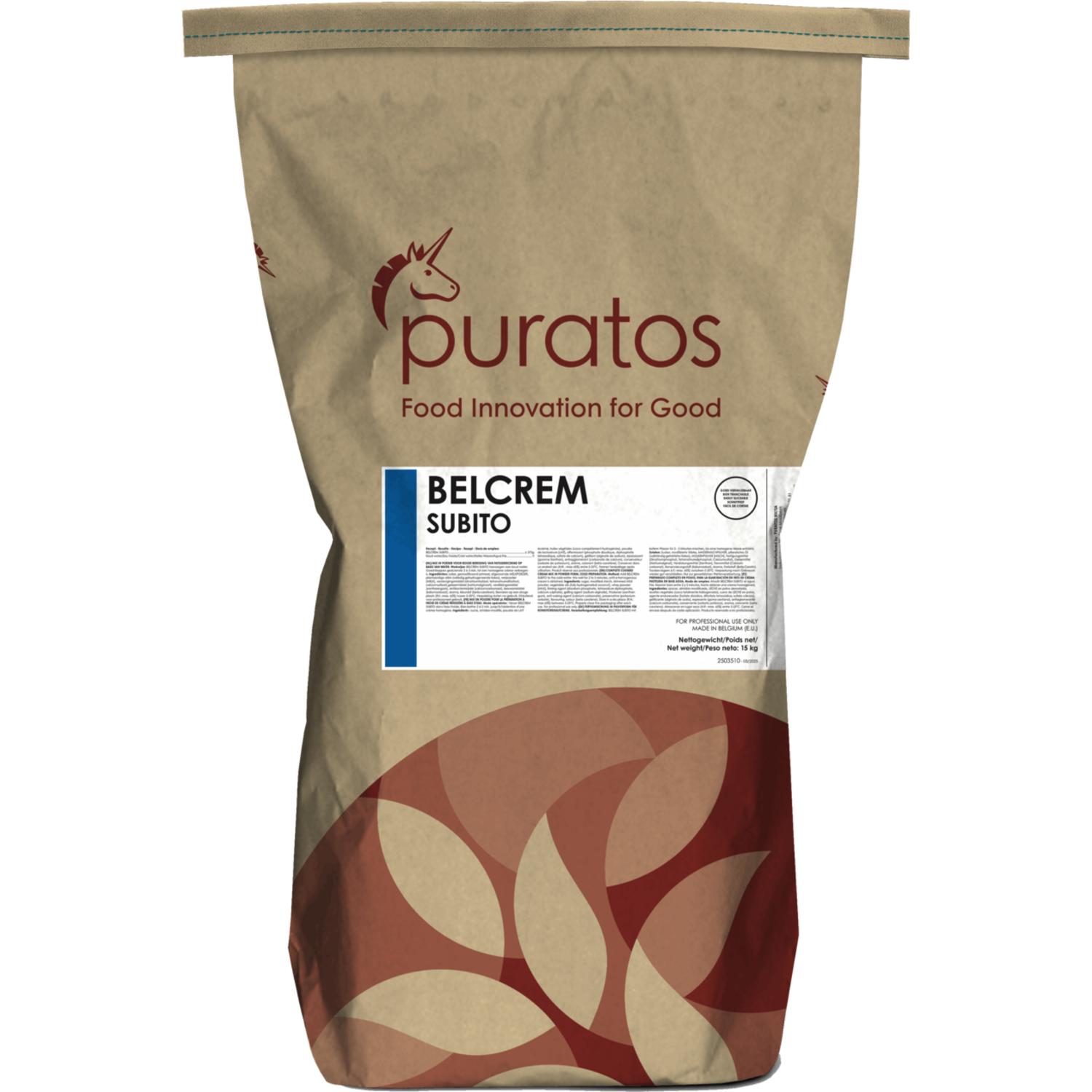 Puratos Belcrem Subito 15 kg