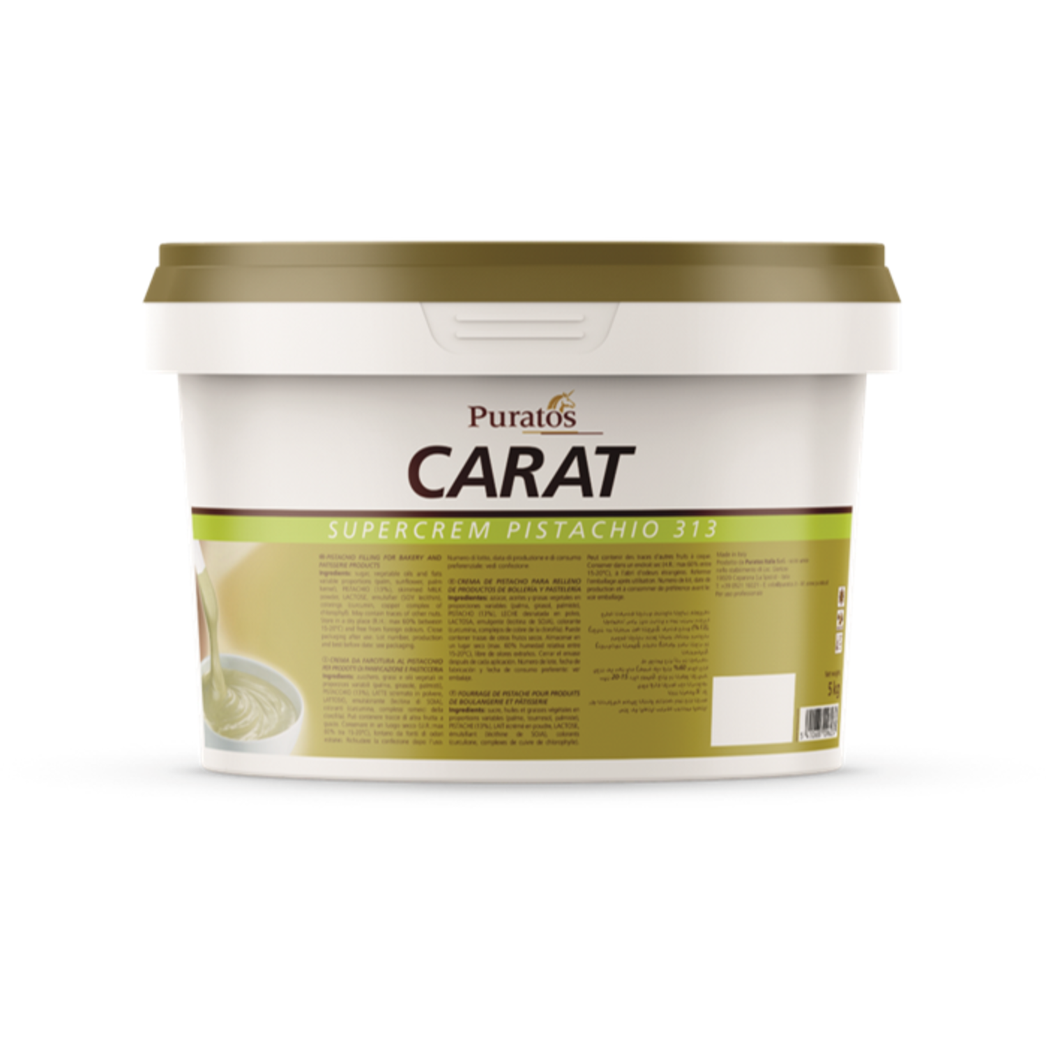 Puratos Carat Supercrem Pistachio 5 kg