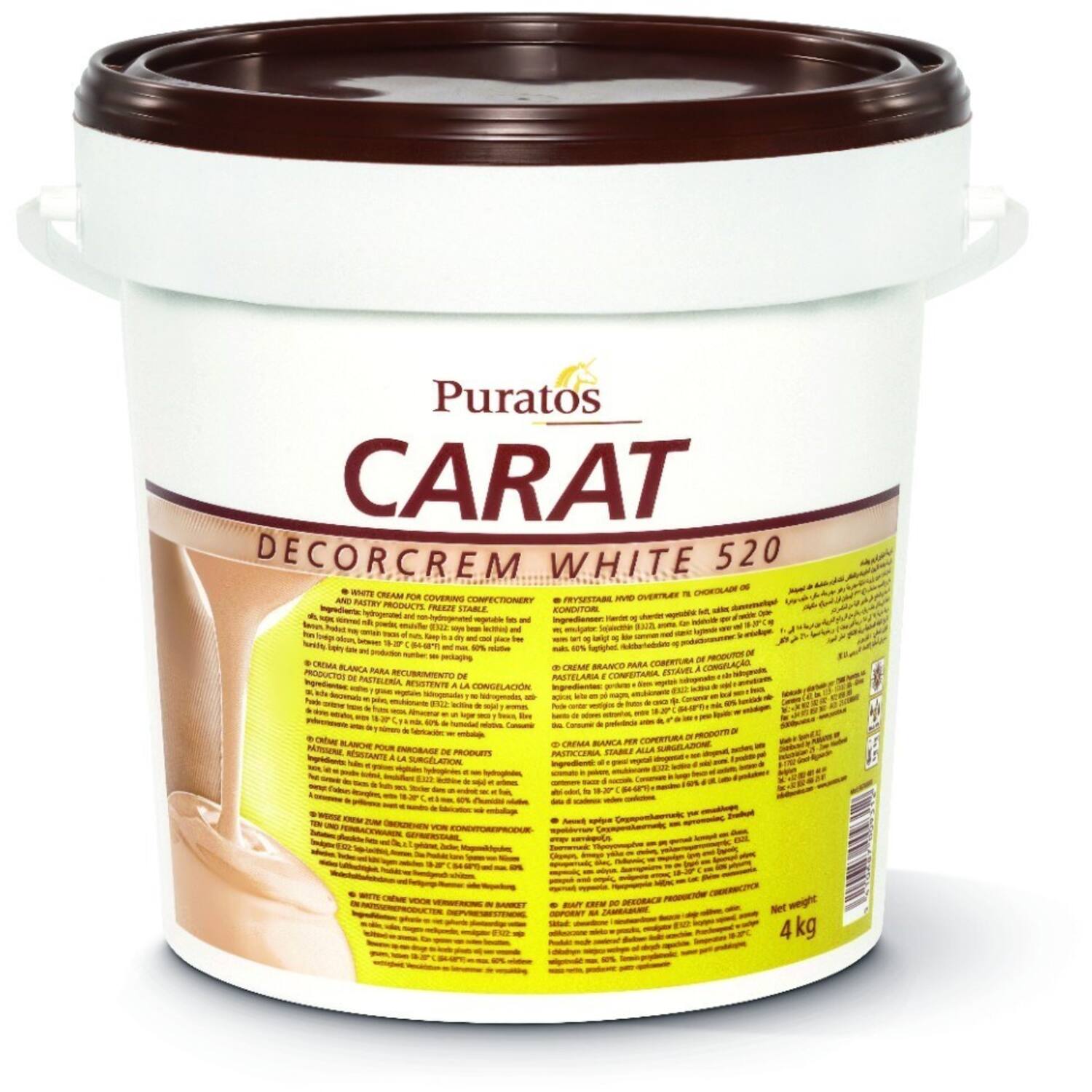 Puratos Carat Decorcrem White 4 kg