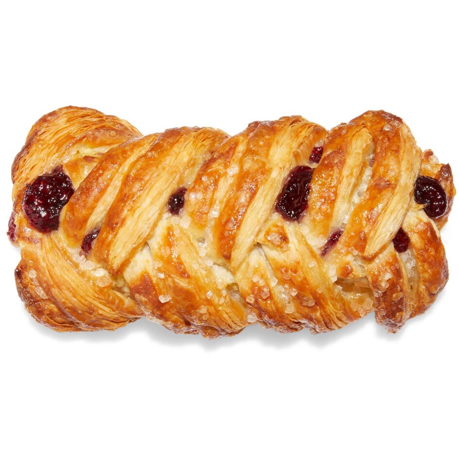 Gourmand Deense Vlecht Banketbakkersroom-Bosbessen KOB 100g (48)