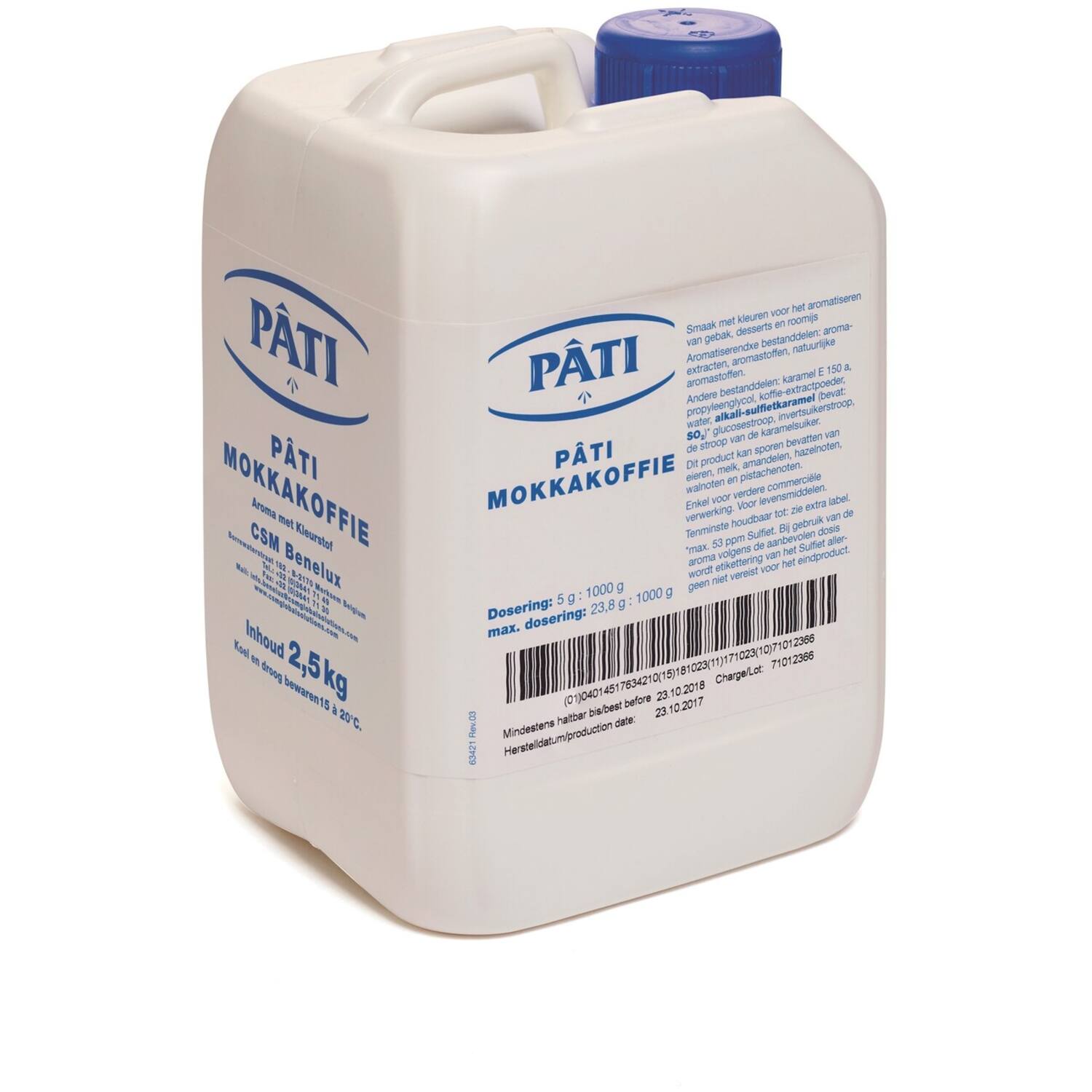CSM Pati Mocca Koffie 2,5 kg