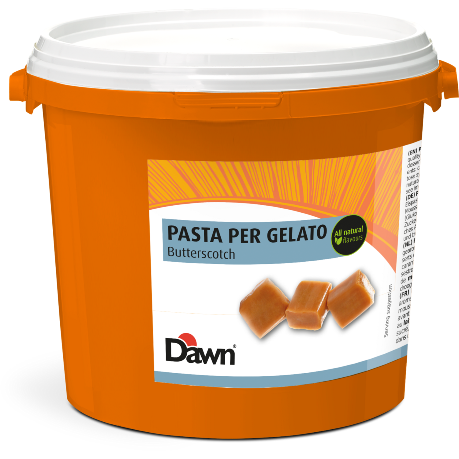 Dawn Butterscotch Pasta Per Gelato 3,5 kg