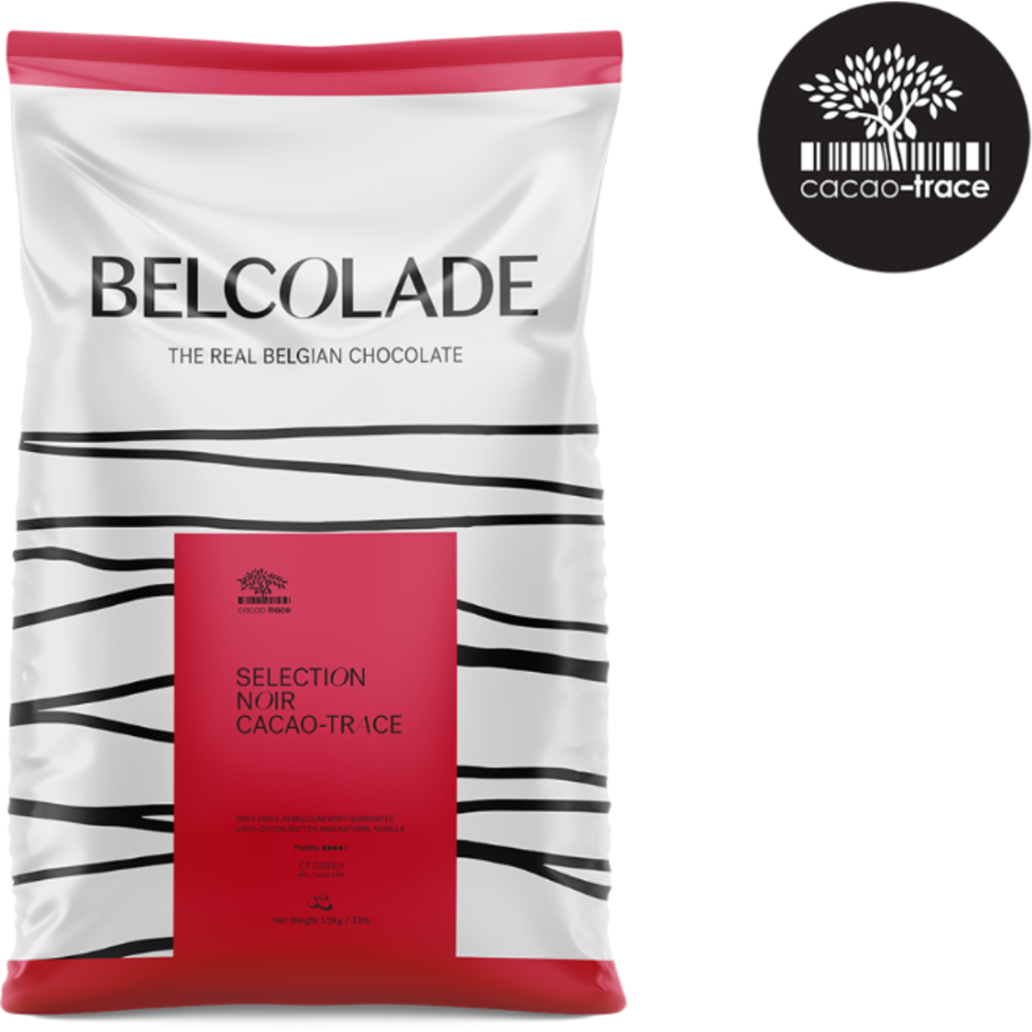 Belcolade Noir Selection C501/J (Puur; Glaceer) 15 kg