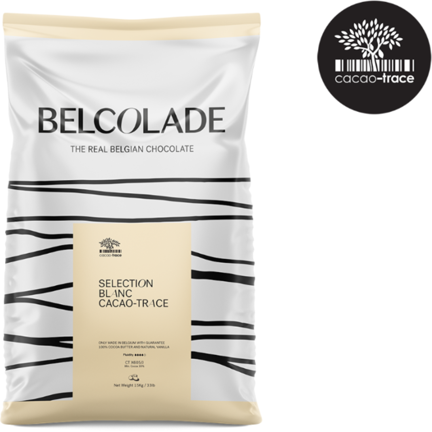 Belcolade Blanc Selection X605/J (Wit; Glaceer) 15 kg