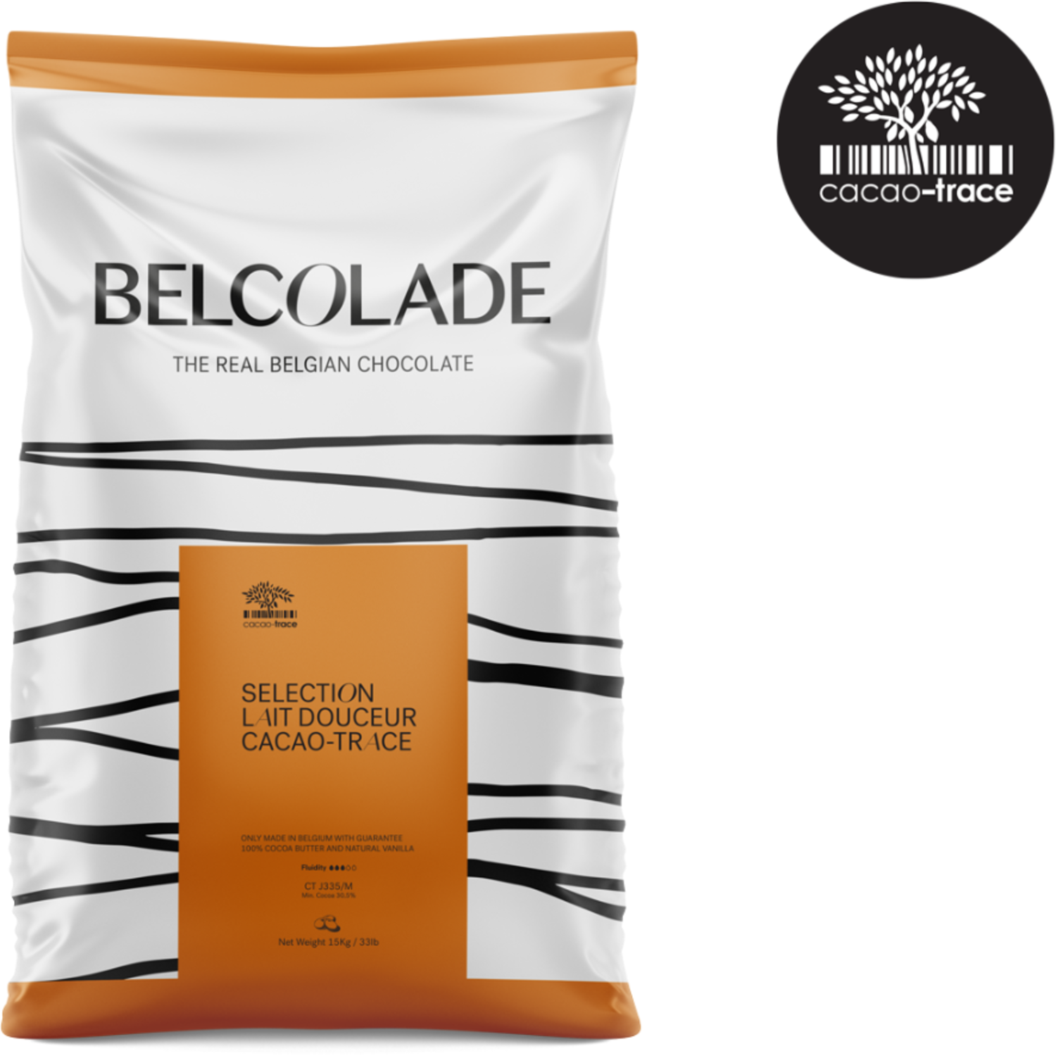 Belcolade Lait Douceur J335/M (Melk; Vorm) 15 kg