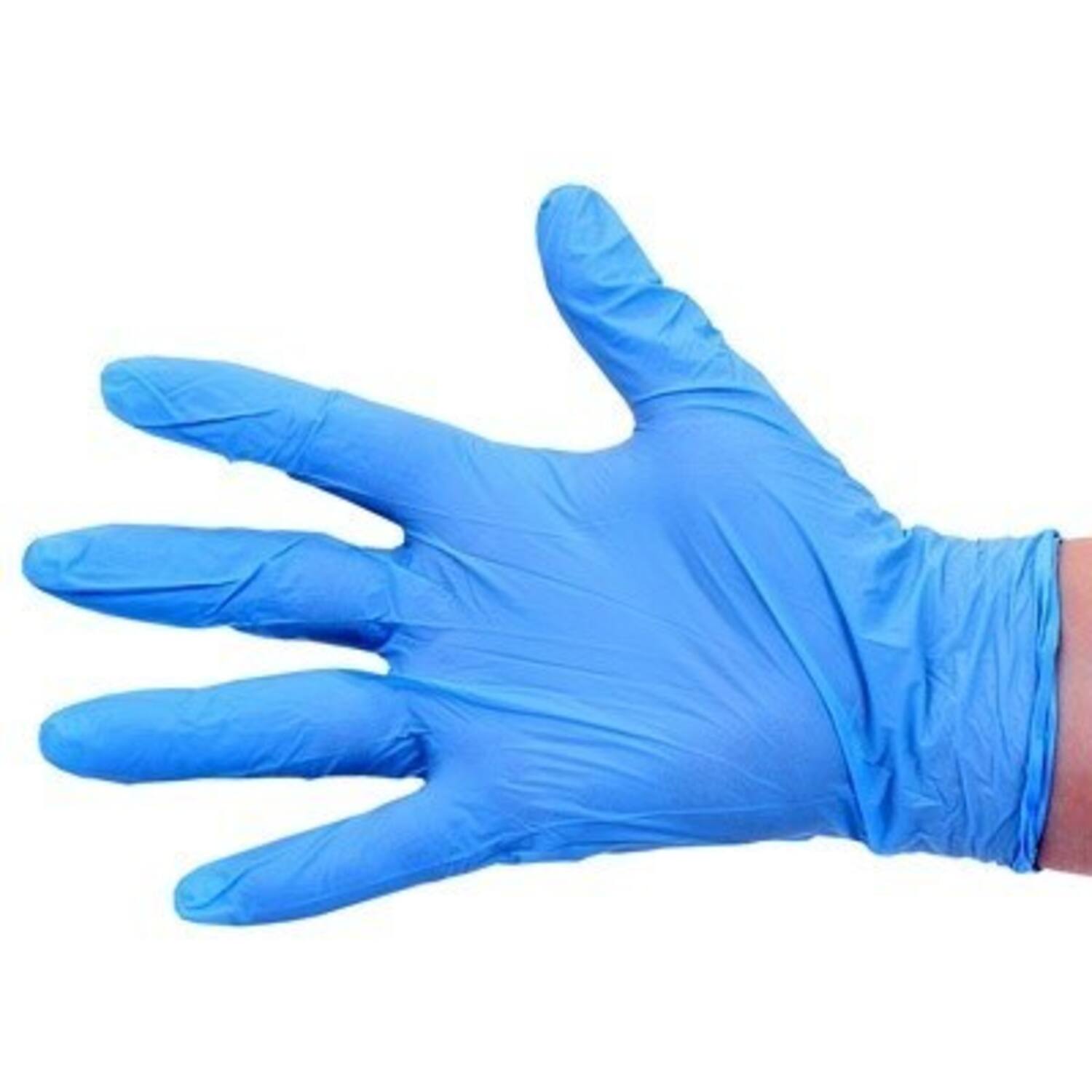 Wegwerphandschoenen XL Nitril Blauw (100)