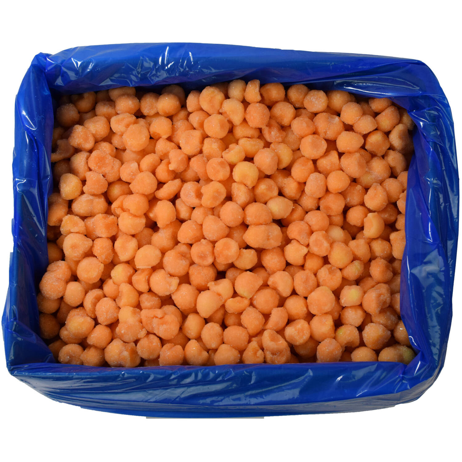 IQF Meloenbolletjes Oranje ( Canteloupe ) 10 kg