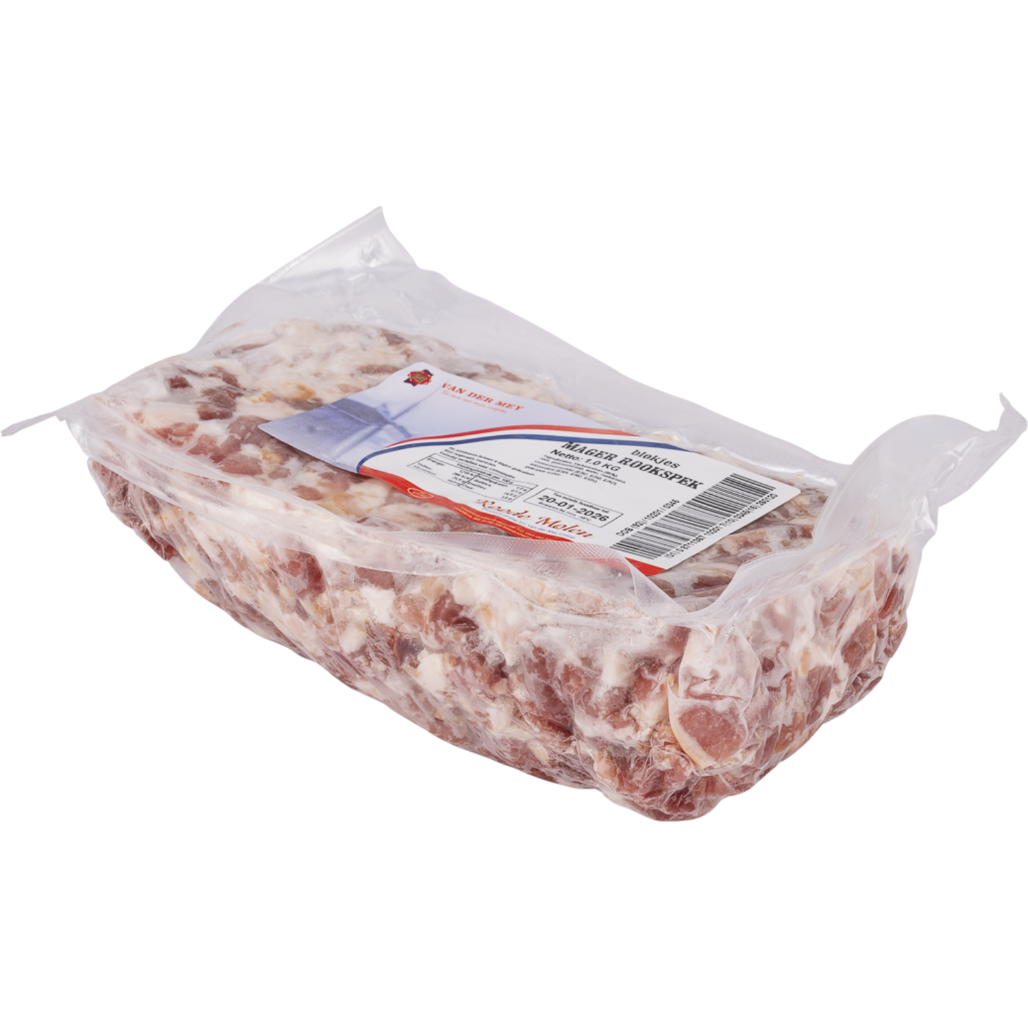 Speksnippers 1 kg (ongebakken)