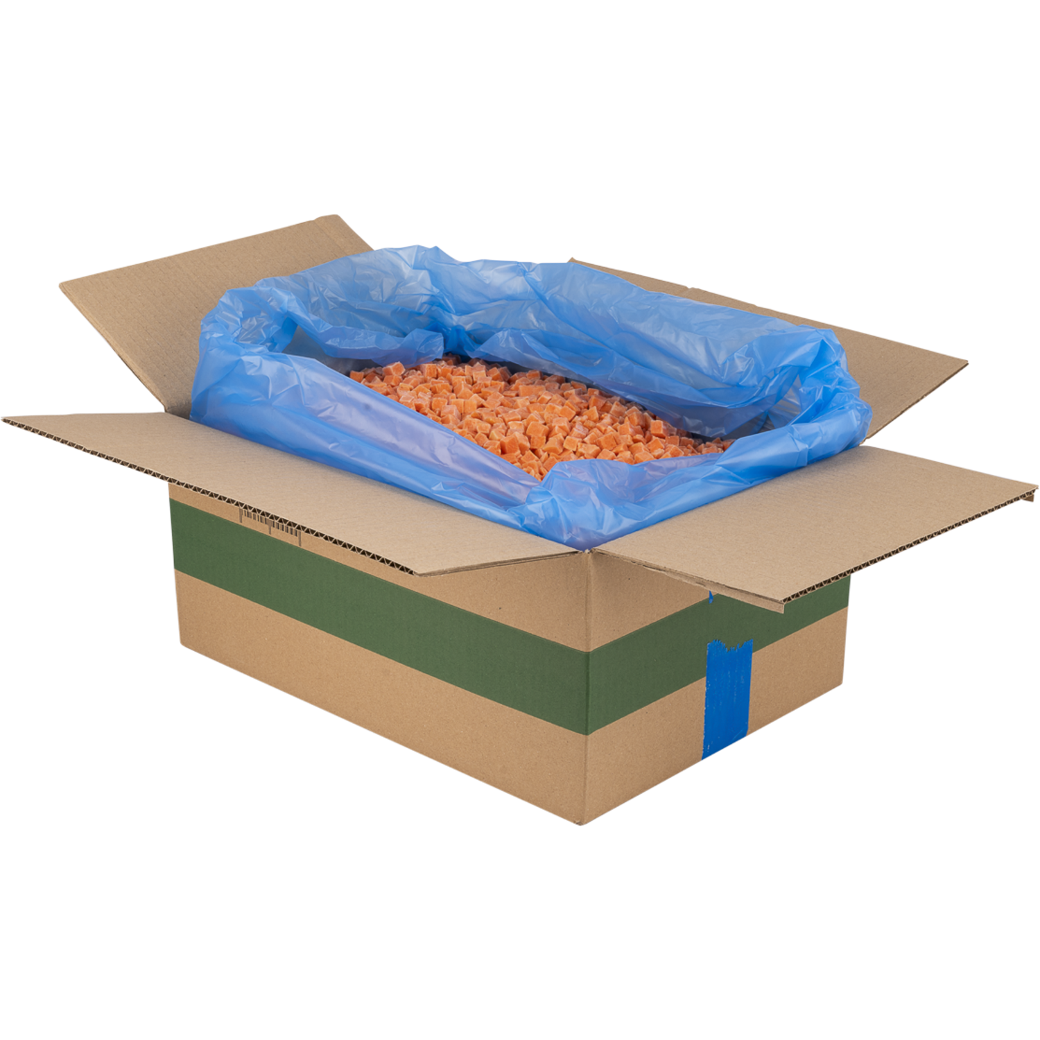 IQF Zoete Aardappelblokjes 10x10mm 10 kg