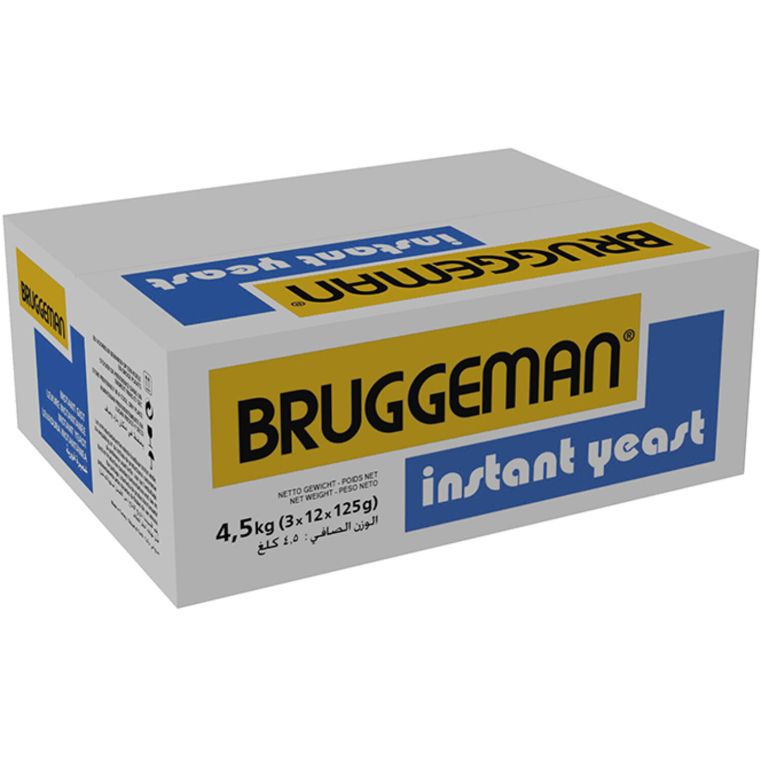 Instant gedroogde gist 3X (12X125 g)