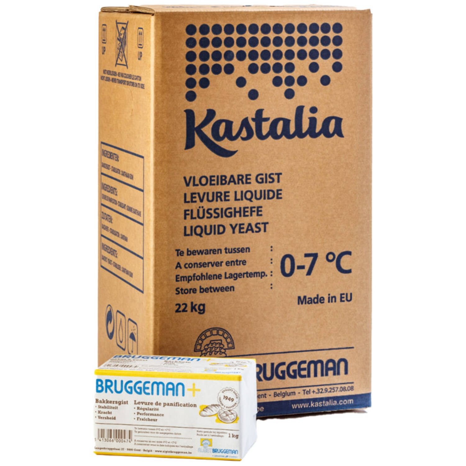 Vloeibare gist Bag In Box 22 kg Bruggeman