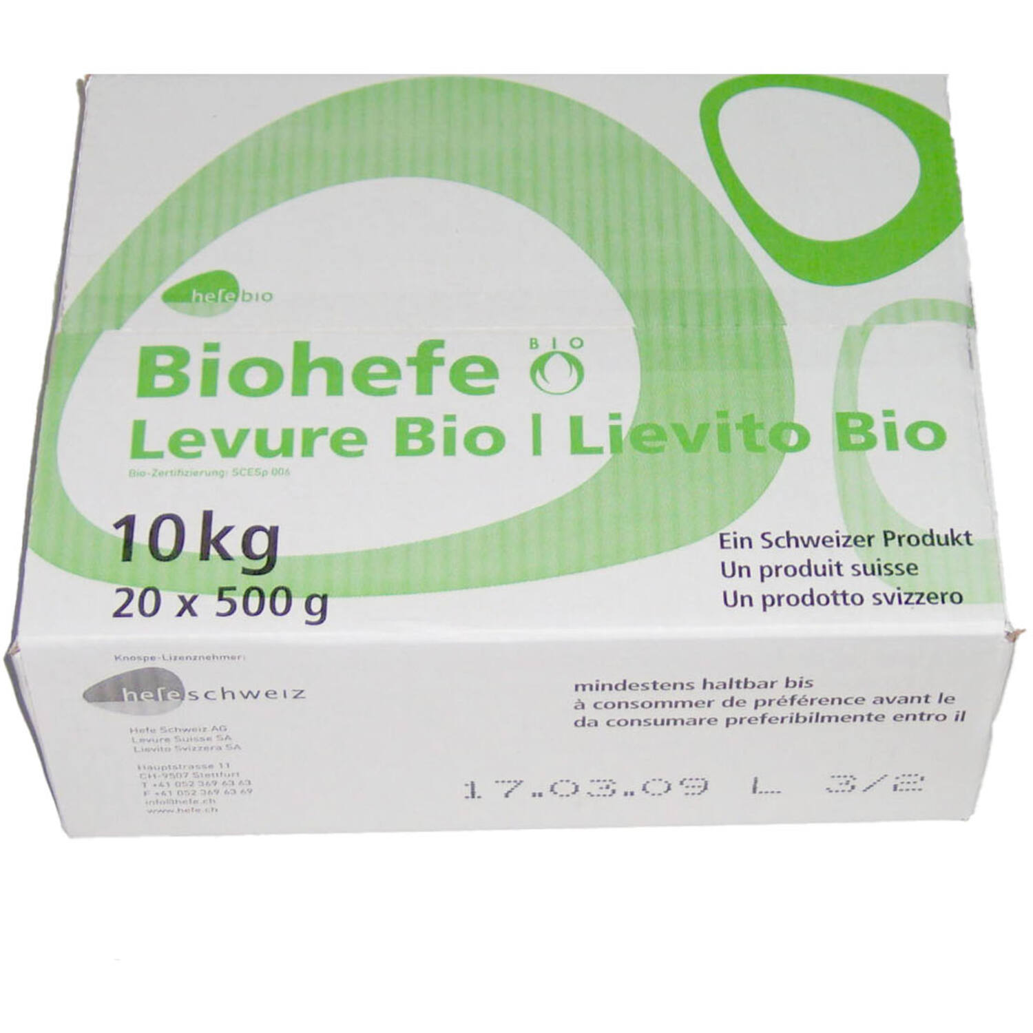 Deutsche Hefewerke Biologische Gist 500 g (20)