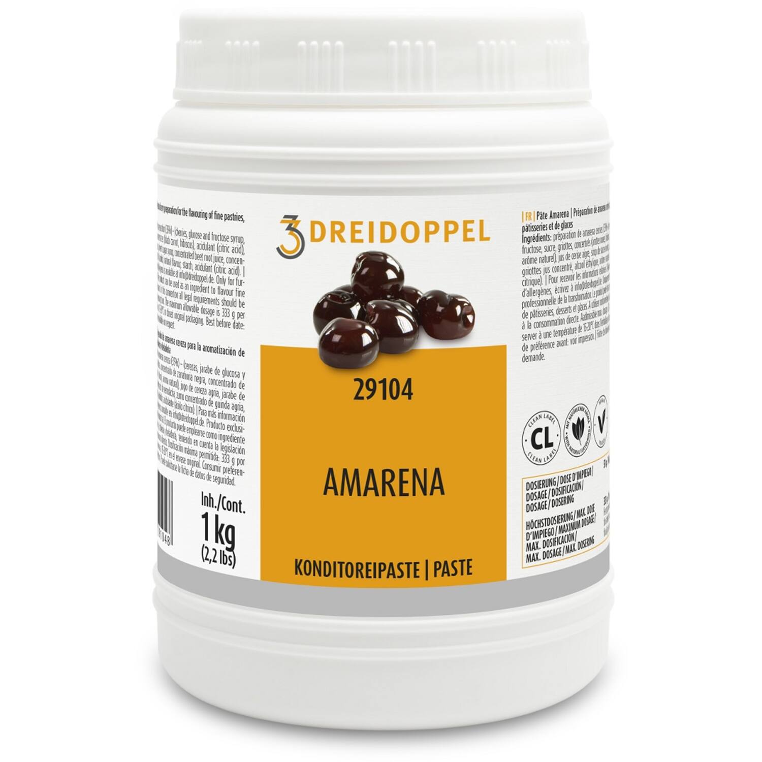Ireks Dreidoppel Amarena Pasta 1 Kg