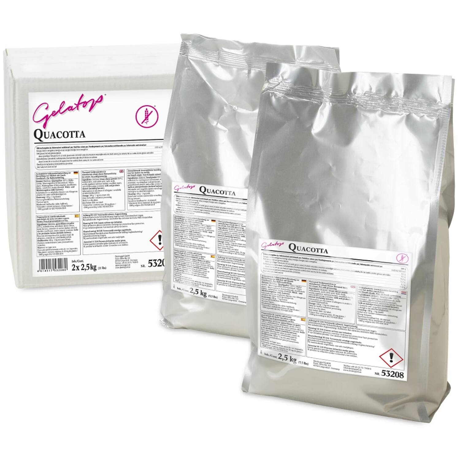 Ireks Dreidoppel Quacotta (Kwark) 2x2,5 Kg