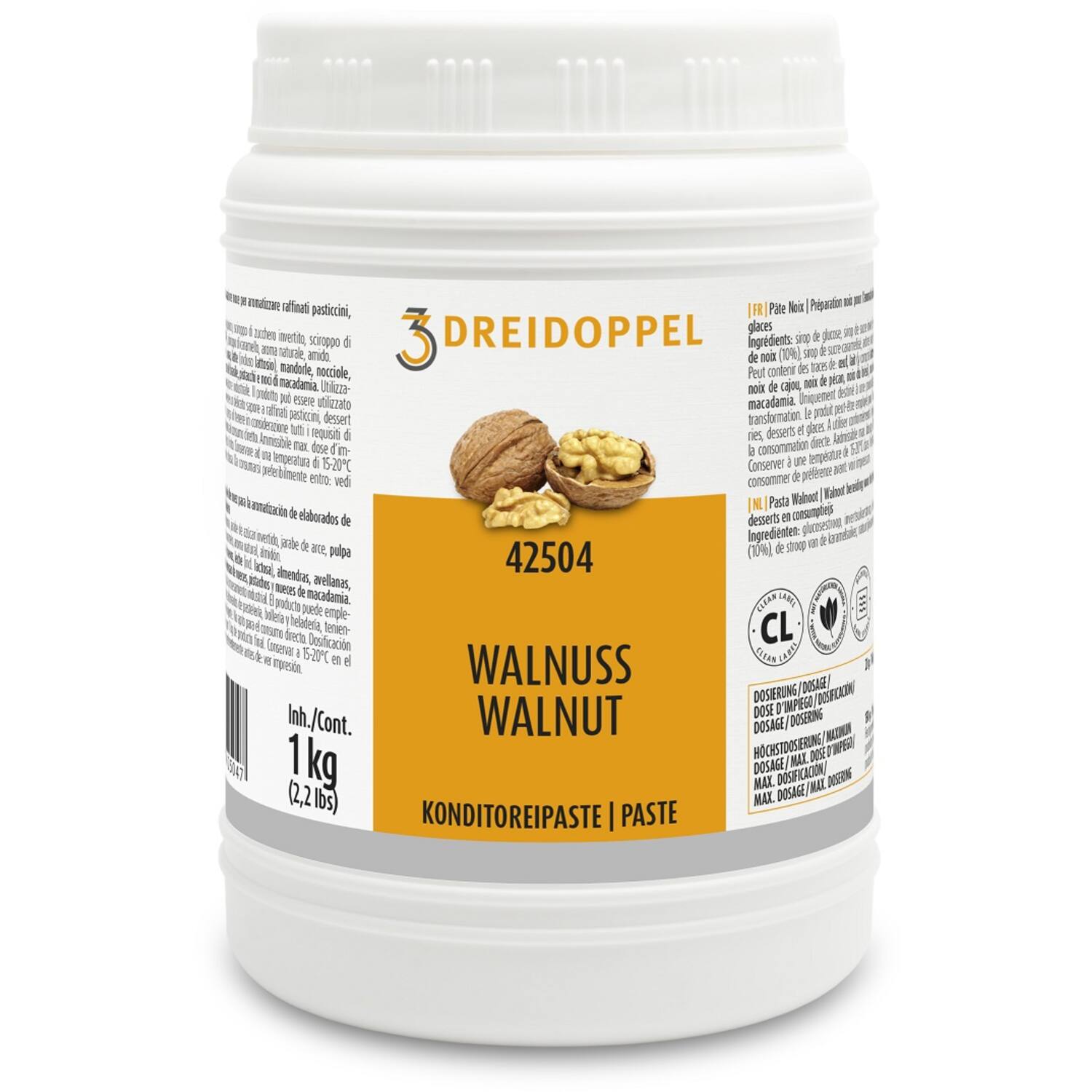 Ireks Dreidoppel Walnoot Pasta 1 Kg