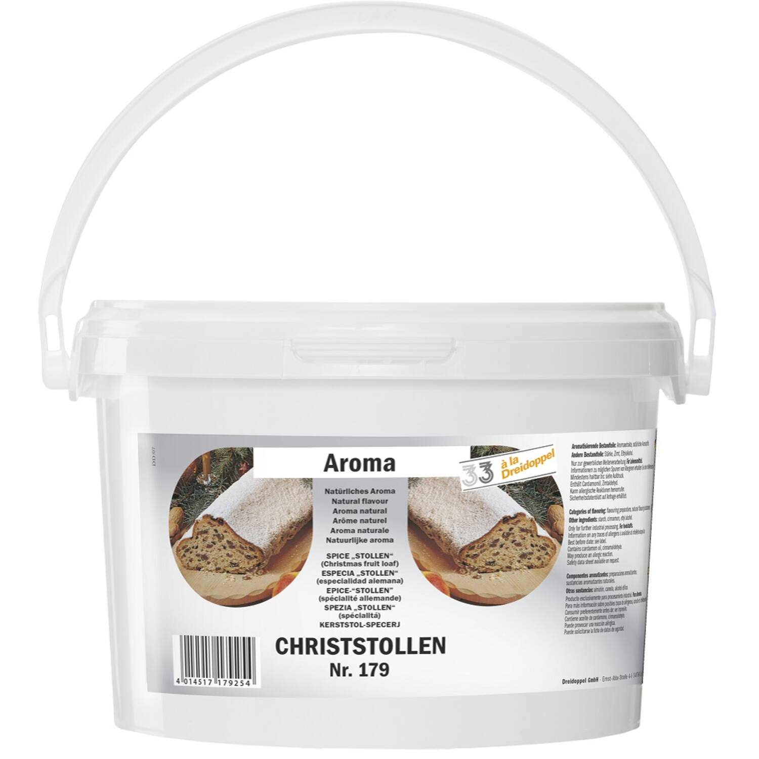 Ireks Dreidoppel Christstollen Aroma 1,5kg
