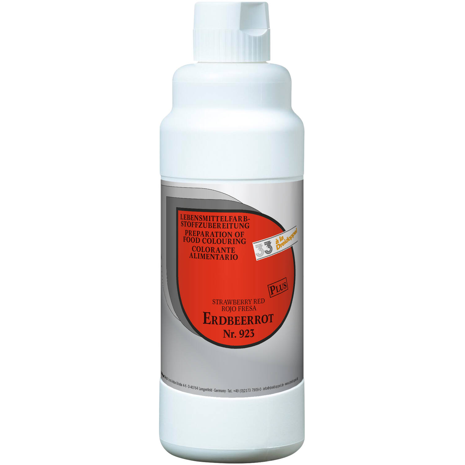 Ireks 92304 Dreidoppel Kleurstof Aardbei Rood 1 kg