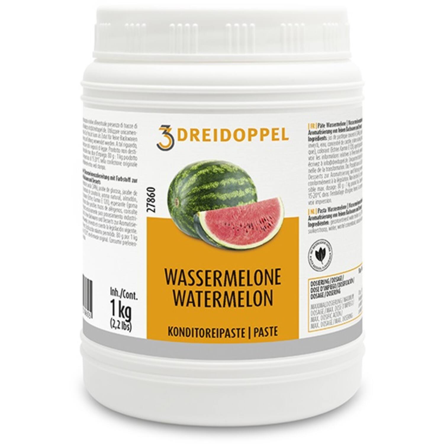 Ireks Dreidoppel Watermeloen Pasta 1 Kg