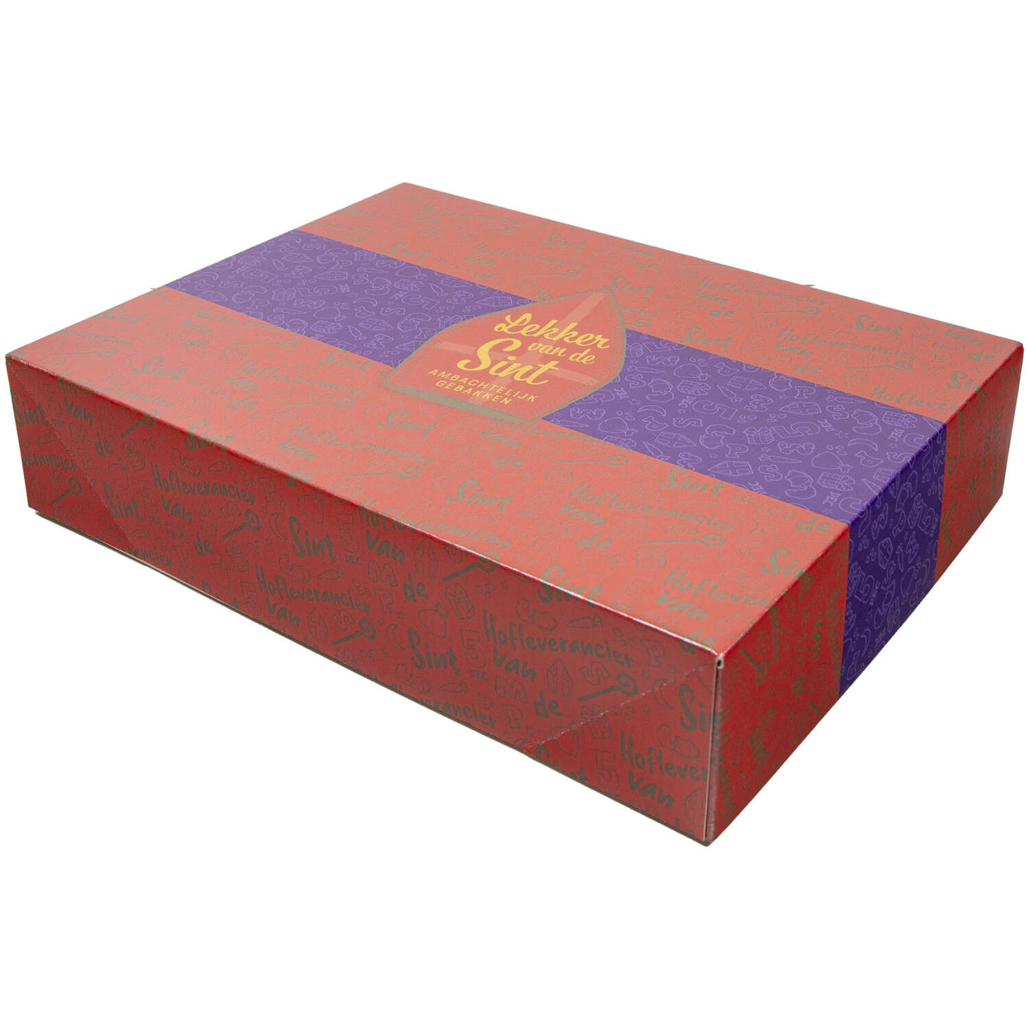Letterdoos 1-pond Sint DECEMBER 28x21x6cm (100)