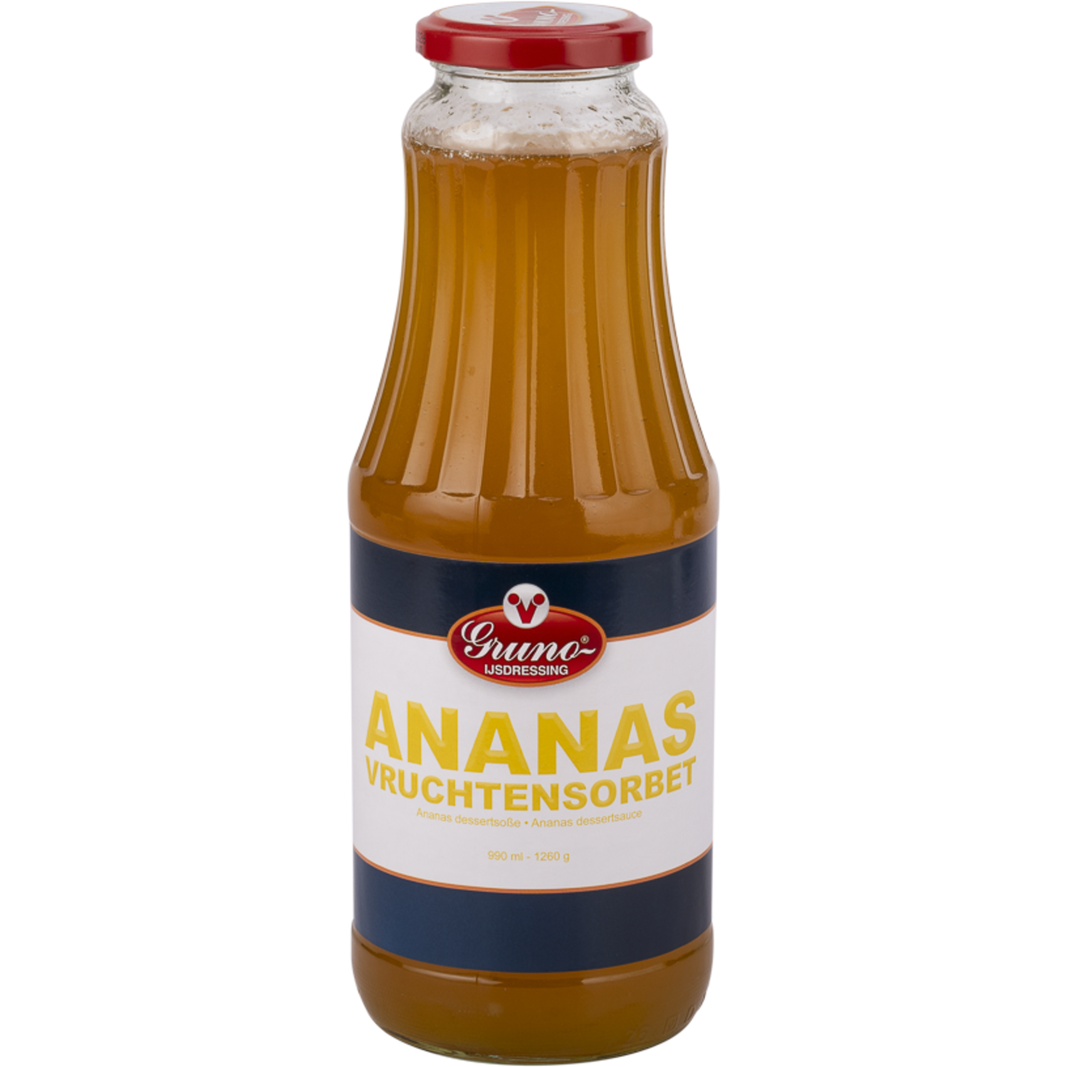 Gruno Ananas Sorbetsaus 990ml (1)
