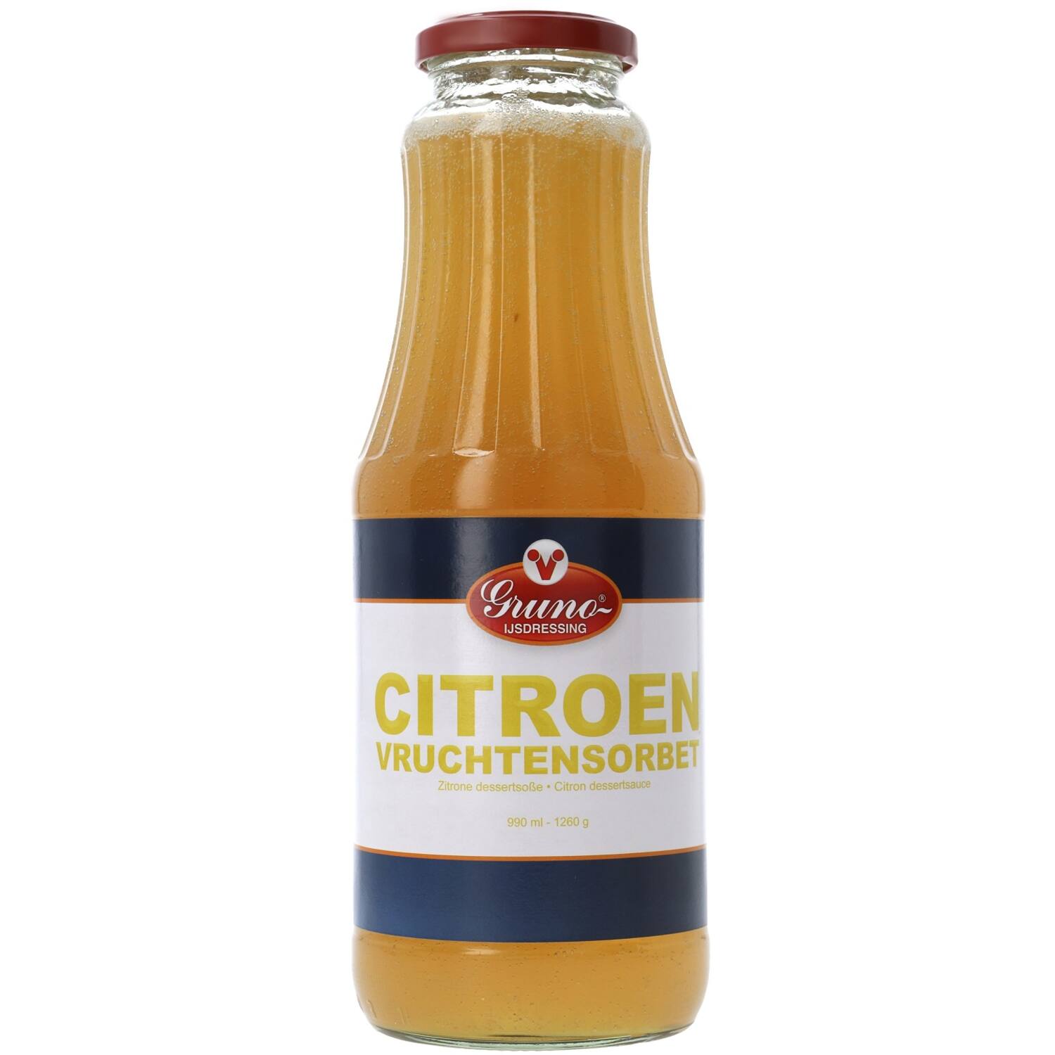 Gruno Citroen Sorbetsaus 990 ml