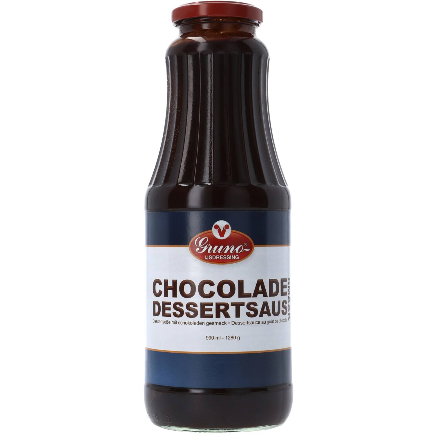 Gruno Chocolade Dessertsaus 990 ml