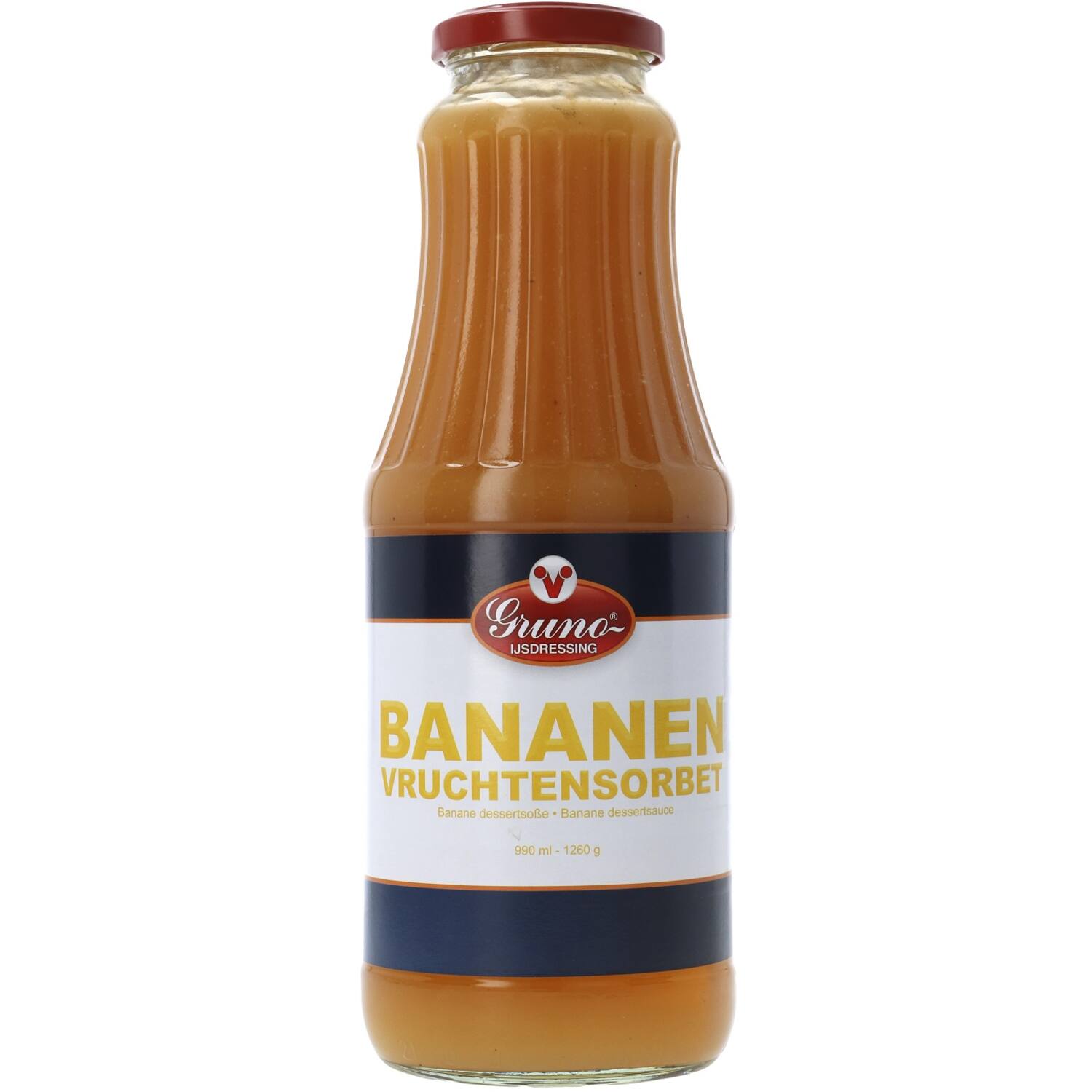 Gruno Banaan Sorbetsaus 990 ml