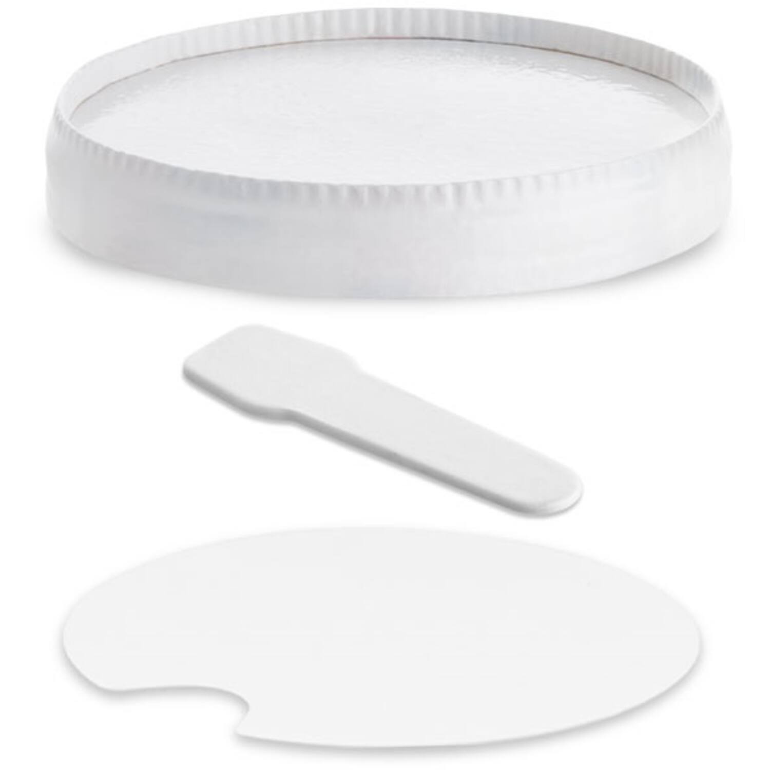 Deksel Plat Papier met Lepel voor IJsbeker 544cc (870)