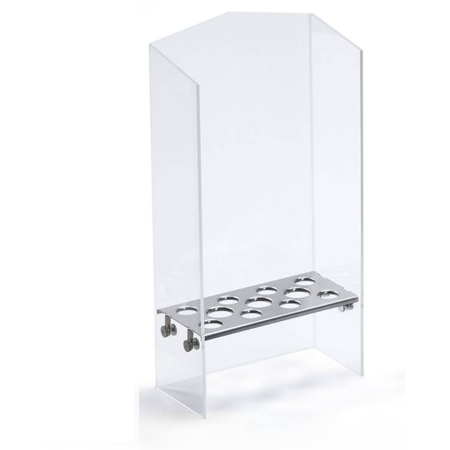 IJshoornvoorraadhouder M508a RVS/Plexi Transparant 25x13x50