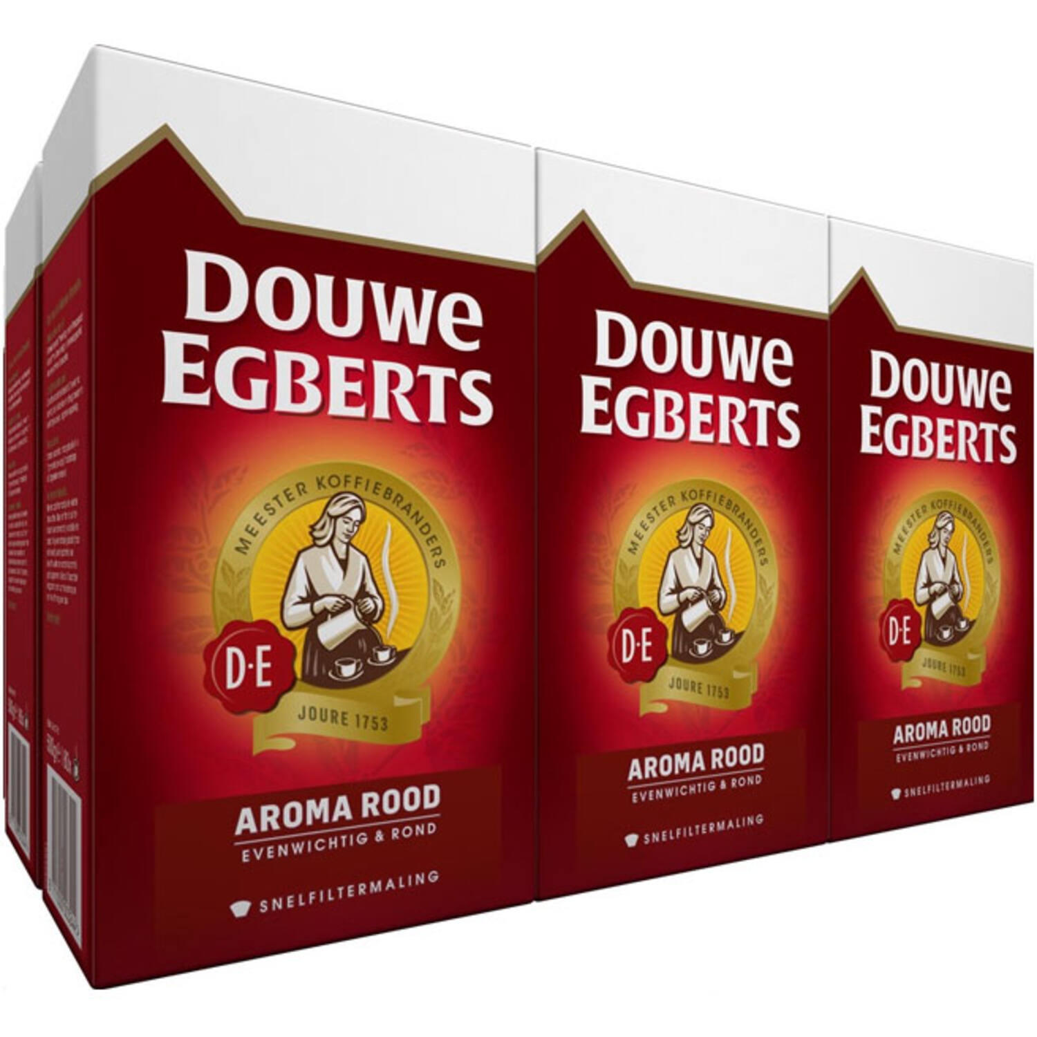 Incarijk Berg Vesuvius gewelddadig Douwe Egberts Koffie Rood Snelfilter 6X500 g (75009), Bakeplus | Dranken -  Bakeplus