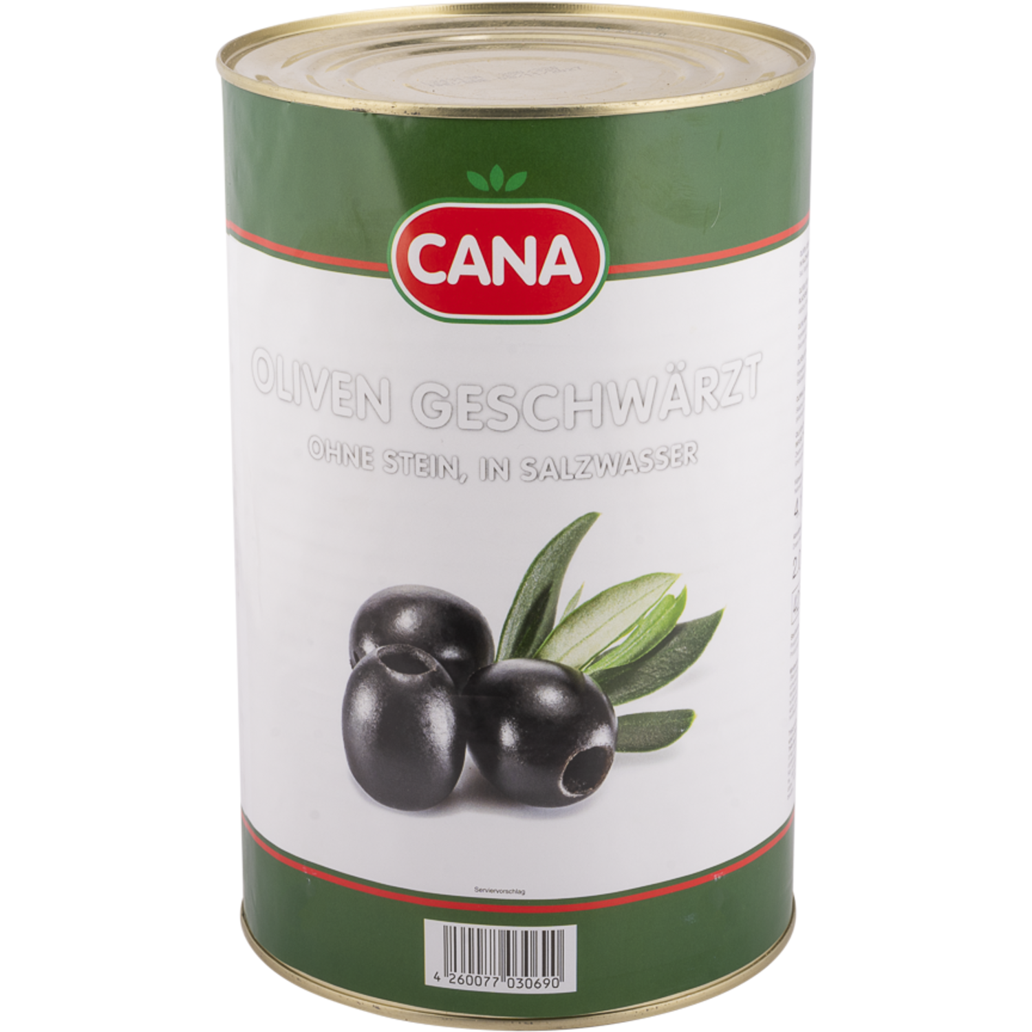 Olijven Heel Zwart Ontpit 4,25kg