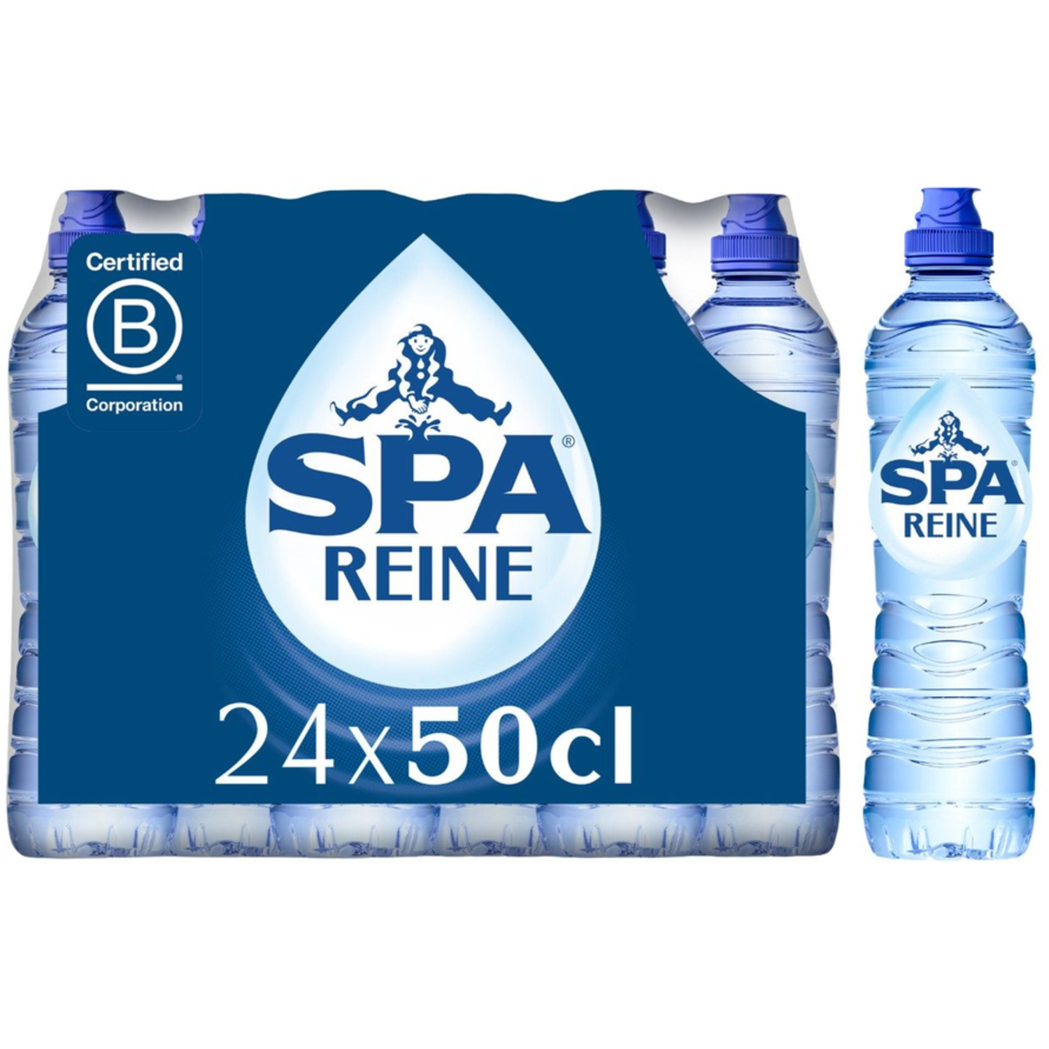 Spa Blauw Sportdop 500 ml (24)