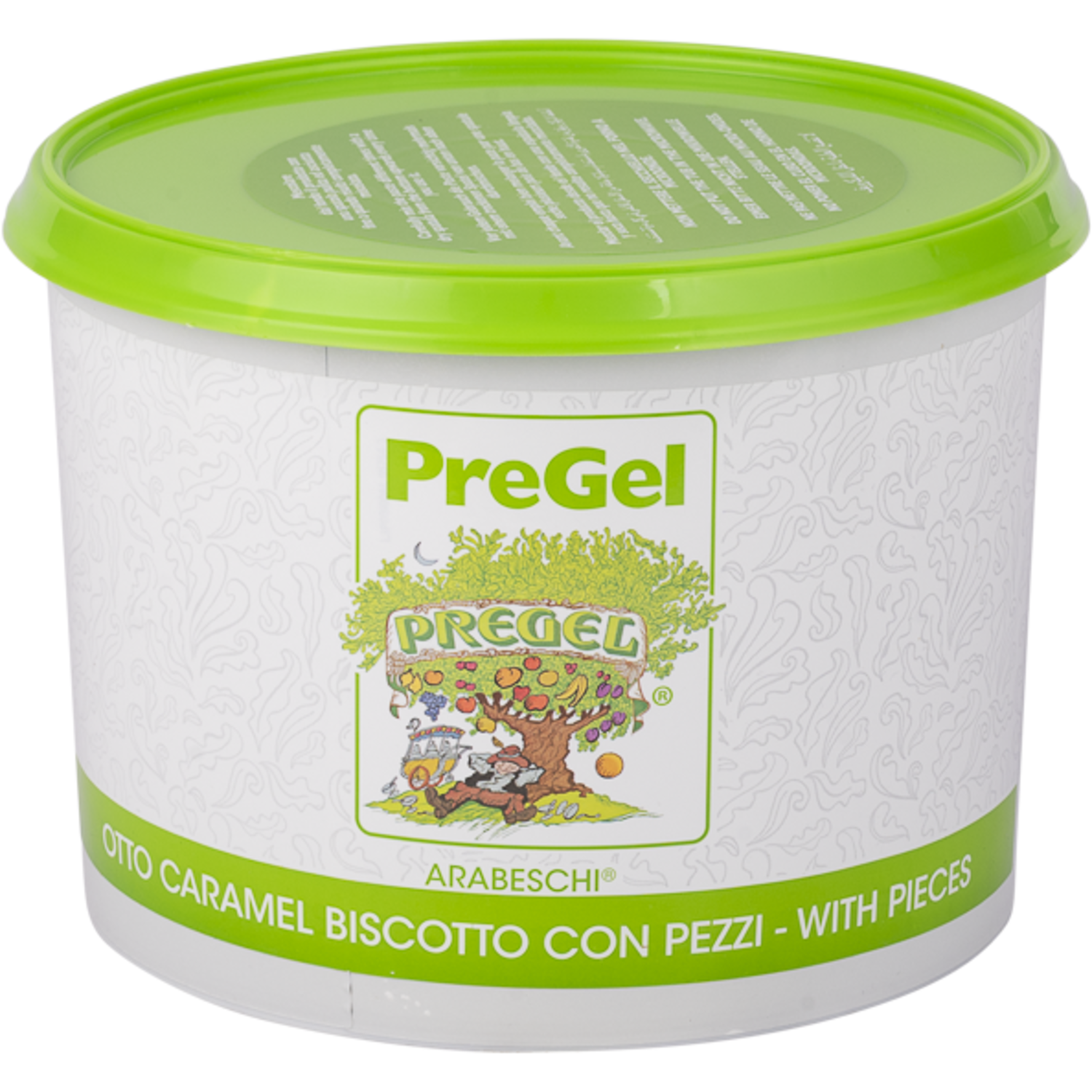 Pregel Arabeschi Otto Caramel Biscotto 3 kg 81473 met stukjes