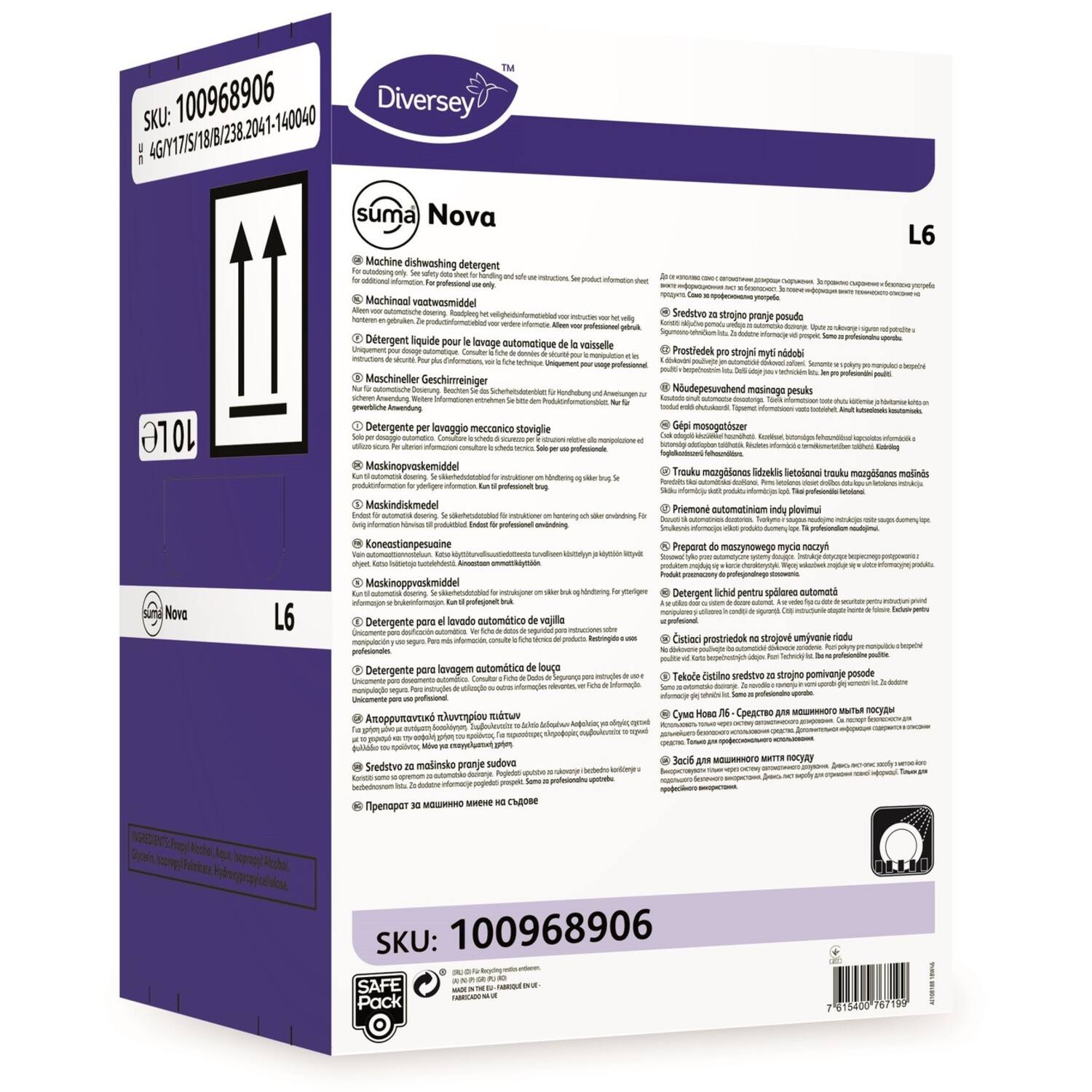 Suma Nova L6 Safepack 10 Ltr