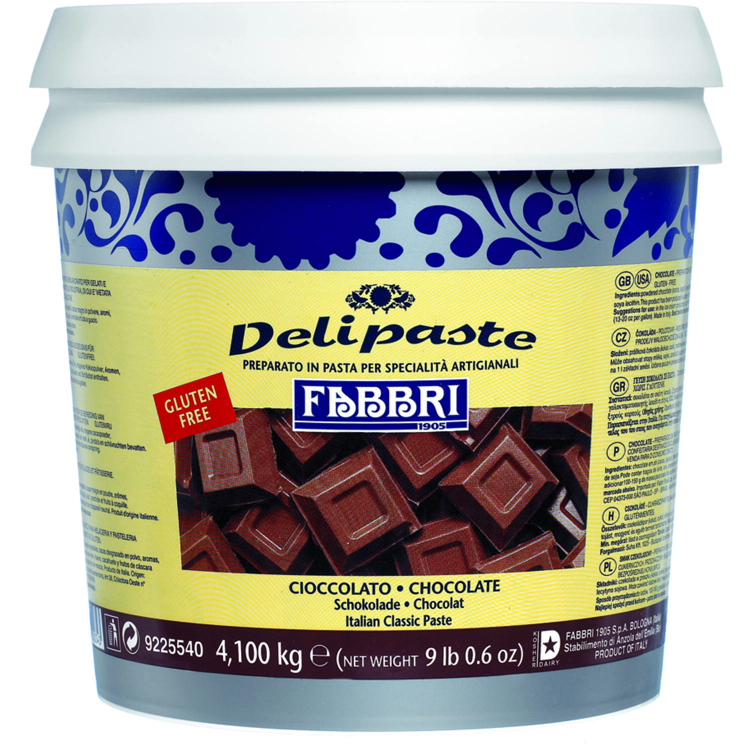 Fabbri Delipasta Chocolade 4,1 kg