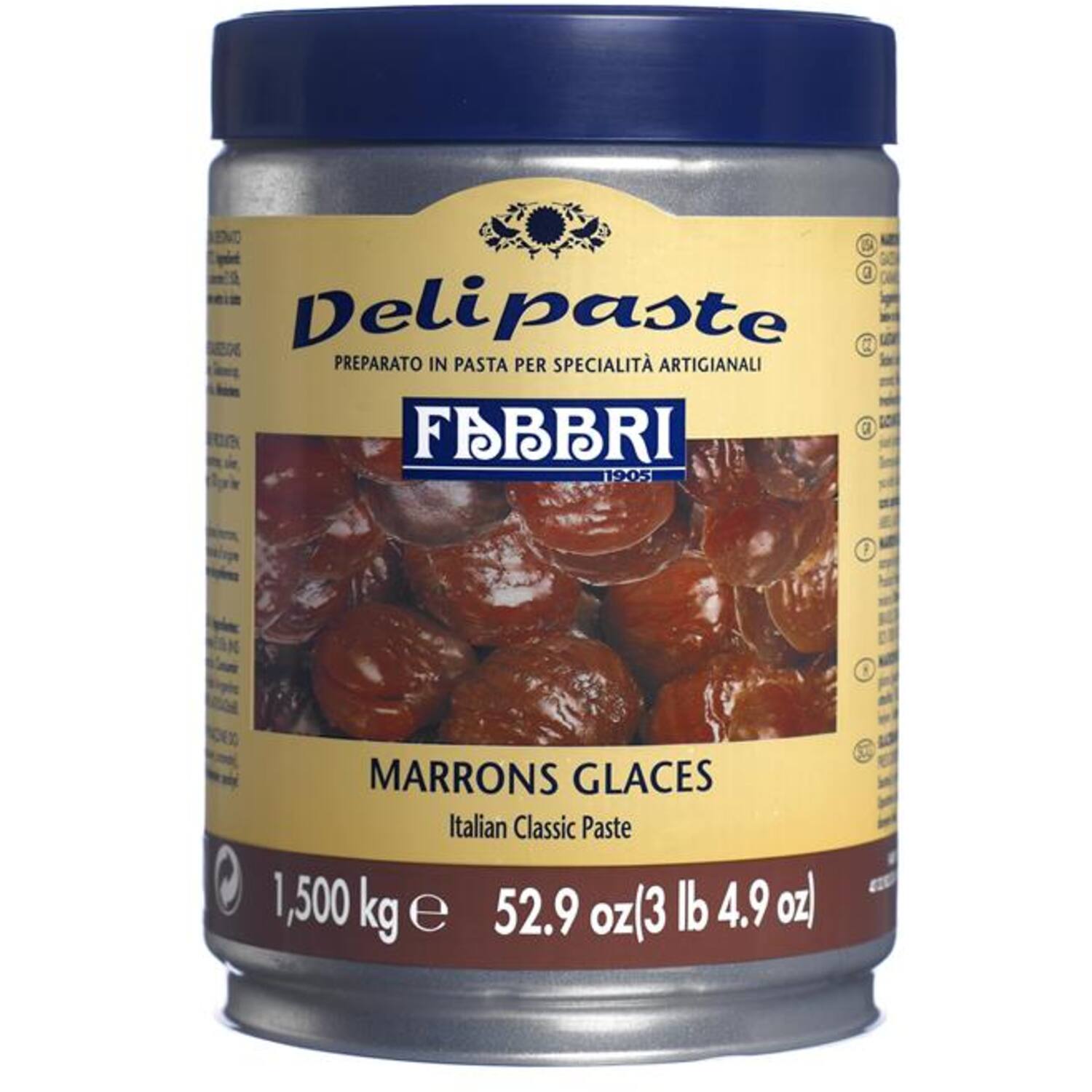 Fabbri Delipasta Marron Glace 1,5 kg (Kastanje)