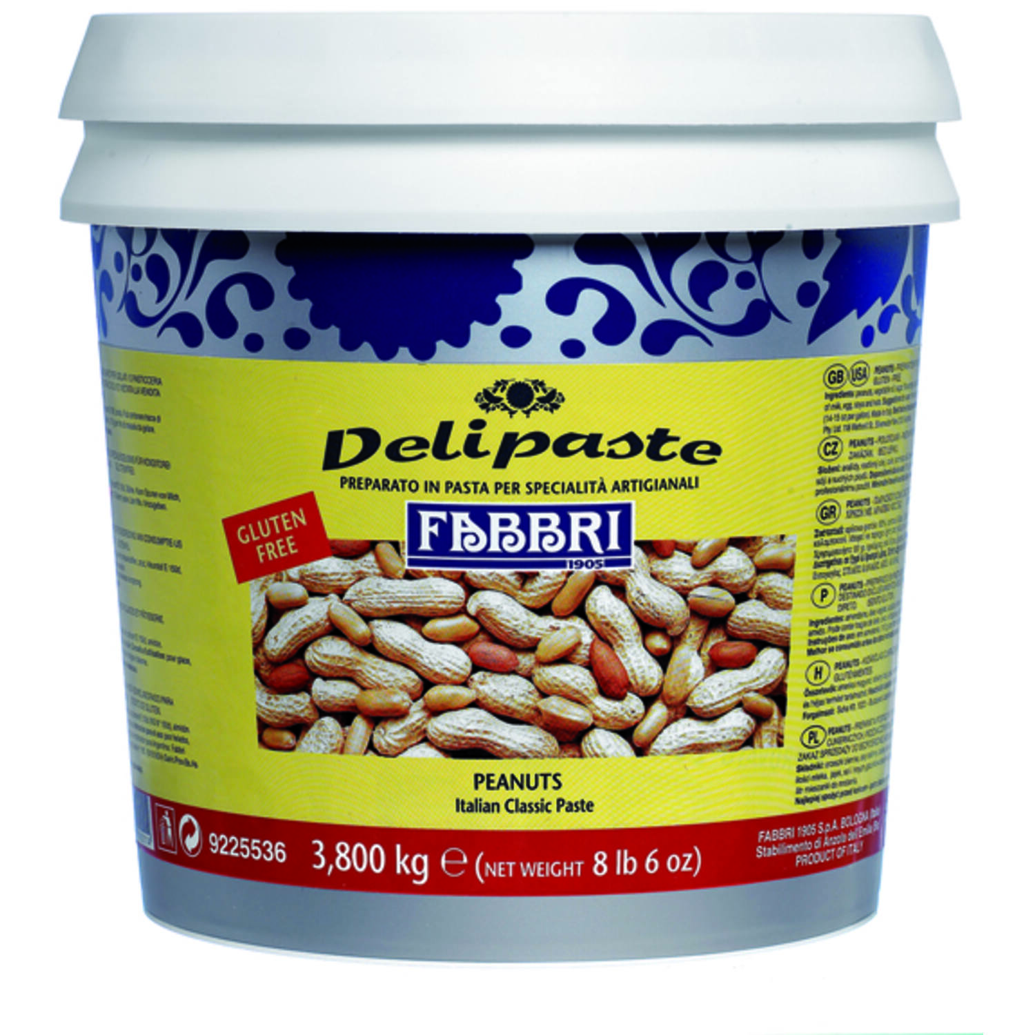 Fabbri Delipasta Peanuts 3,8 kg (Pinda)