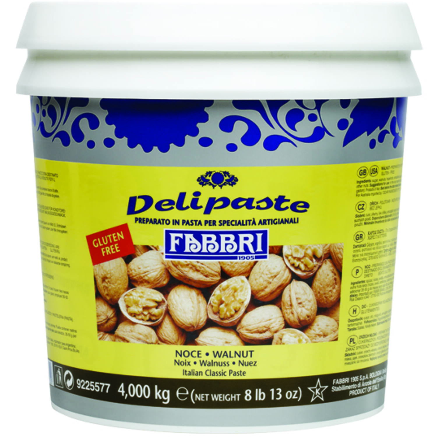Fabbri Delipasta Noce 4 kg (Walnoot)