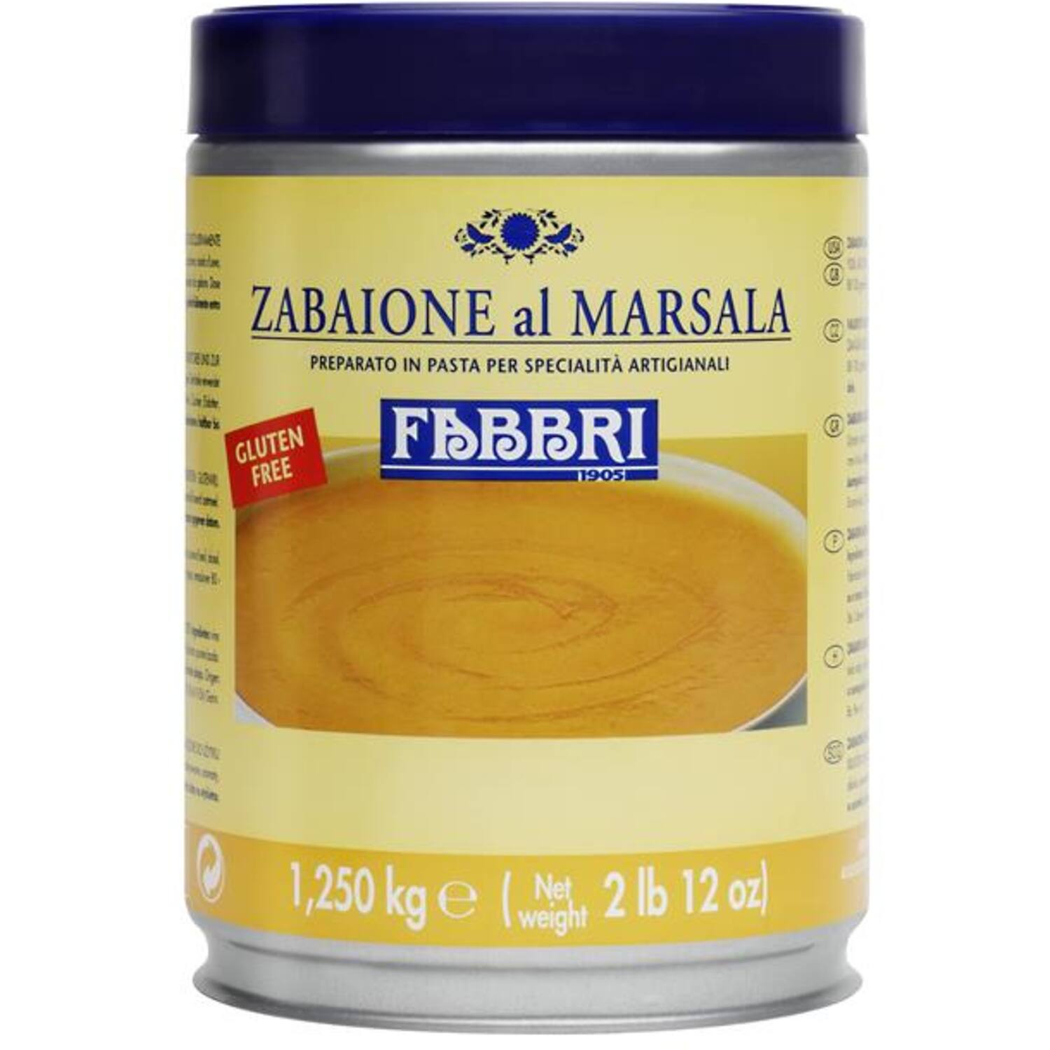Fabbri Delipasta Zabayone Marsala 1,25 kg (Advocaat)