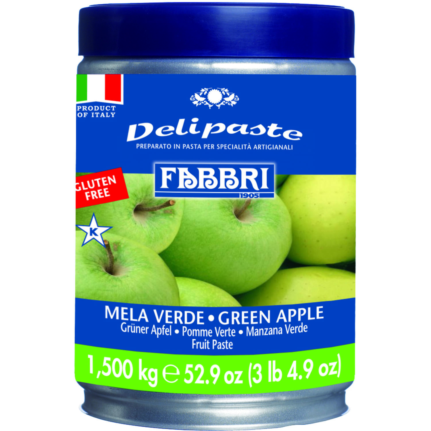 Fabbri Delipasta Groene Appel 1,5 kg